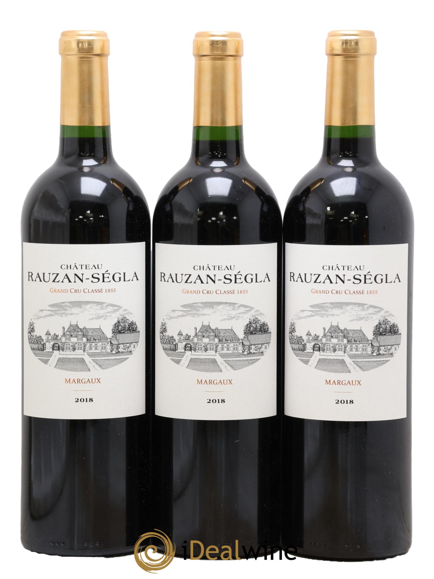 Château Rauzan Ségla Grand Cru Classé 2018 - Lot of 3 bottles - 0