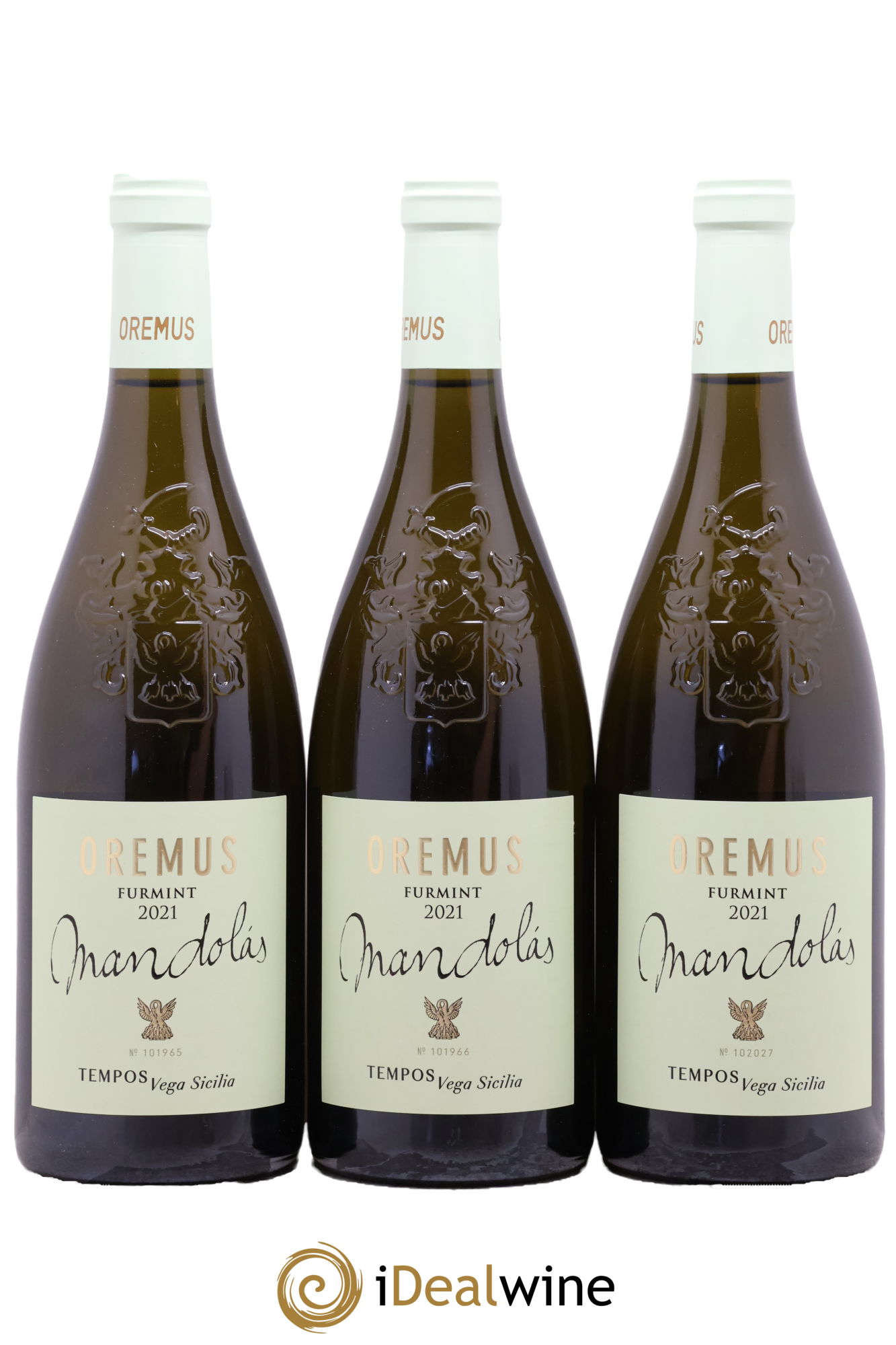 Tokaj Oremus PDO Mandolas Vega Sicilia 2021 - Lot of 3 bottles - 0