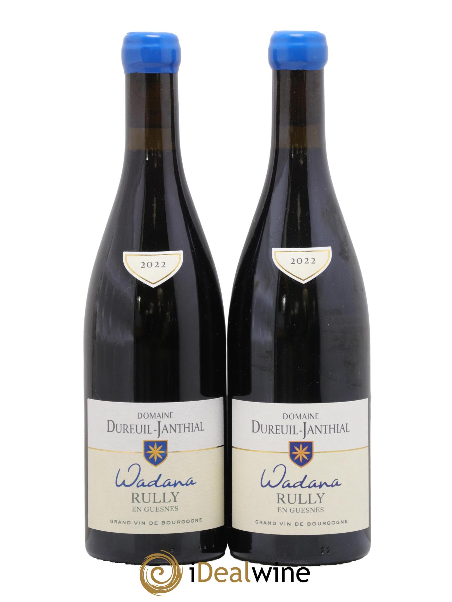 Rully En Guesnes Wadana Vincent Dureuil-Janthial A verifier 2022 - Lot de 2 bouteilles - 0