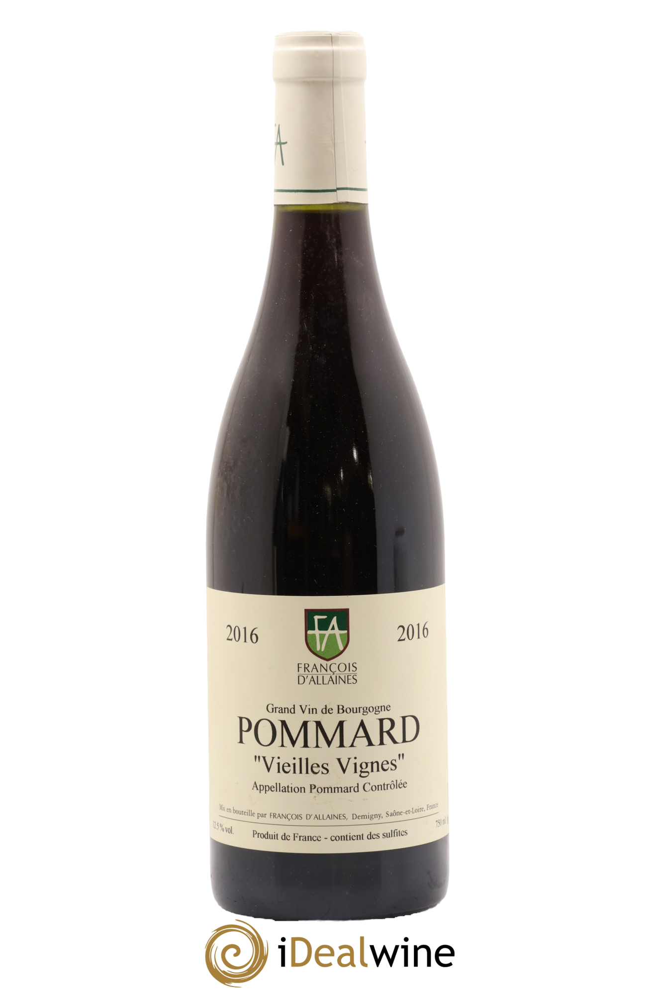 Pommard Vieilles-Vignes Maison Francois D'Allaines 2016 - Lot de 1 bouteille - 0