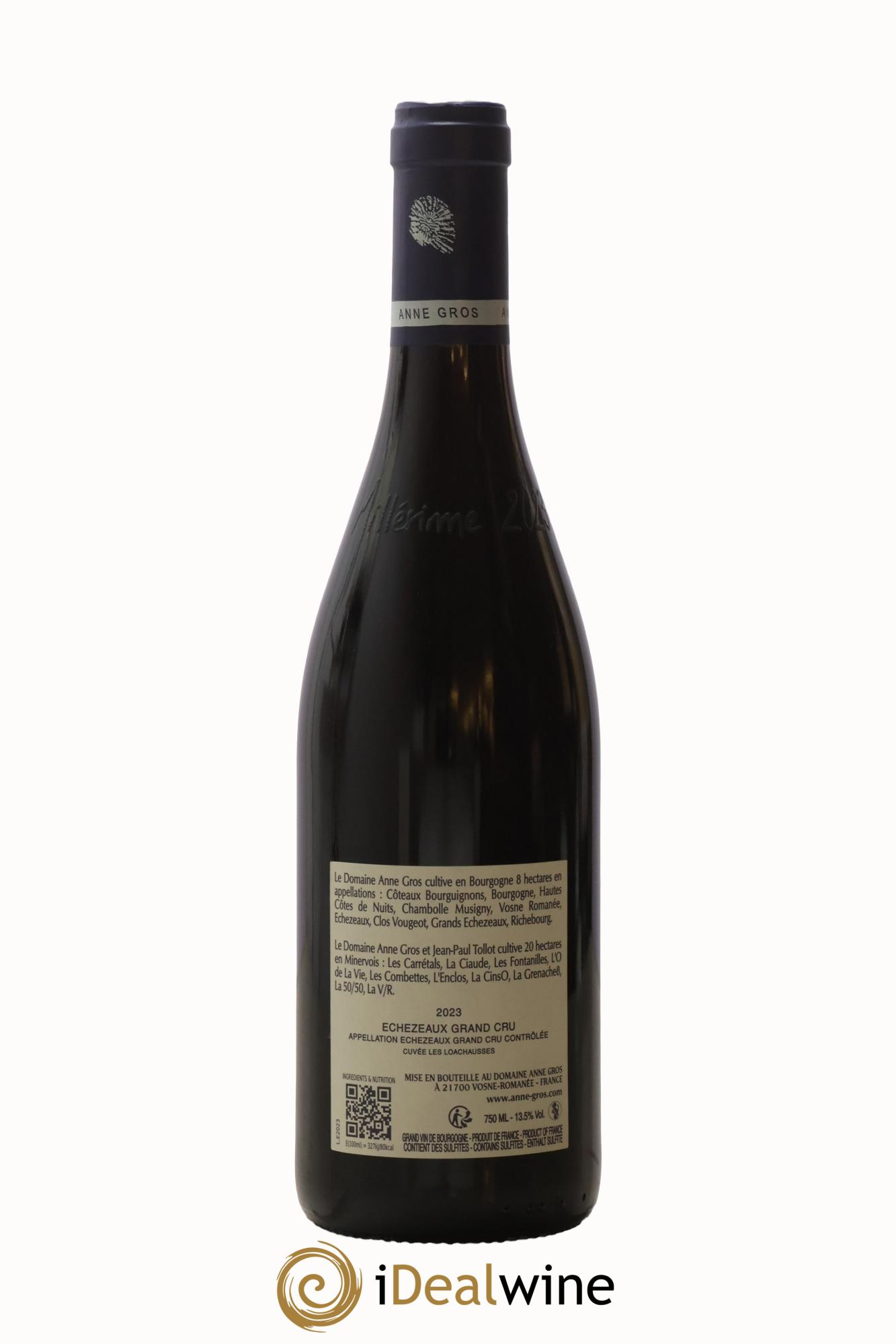 Echezeaux Grand Cru Les Loachausses Anne Gros 2023 - Lot de 1 bouteille - 1