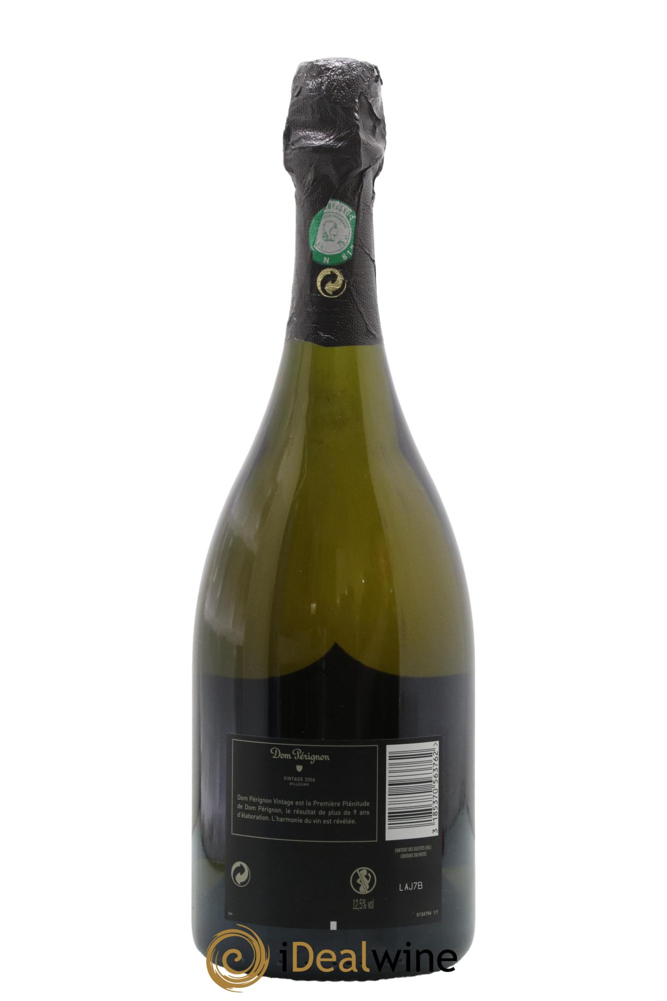 1ère Plenitude (P1) Dom Pérignon 2006 - Posten von 1 Flasche - 2