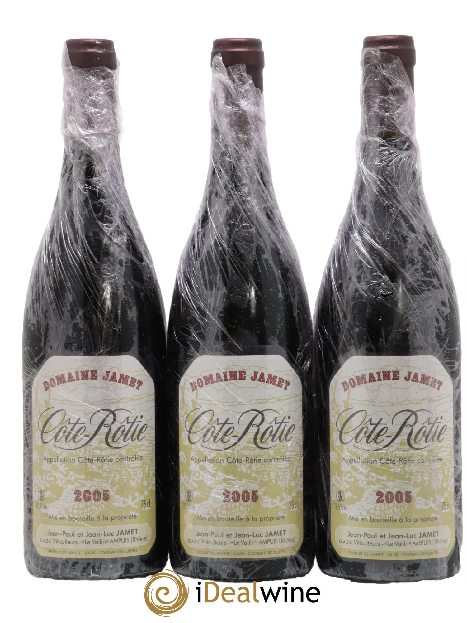 Côte-Rôtie Jamet (Domaine) 2005 - Lot de 3 bouteilles - 0