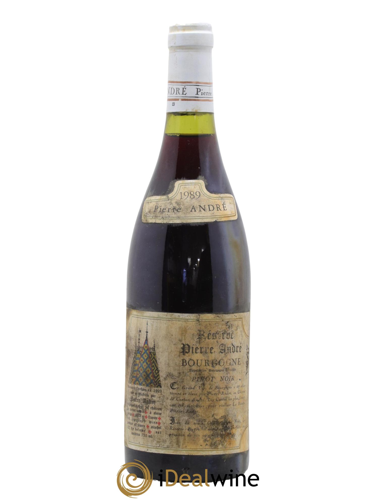 Bourgogne Pinot Noir Réserve Domaine Pierre André 1989 - Lot de 1 bouteille - 0
