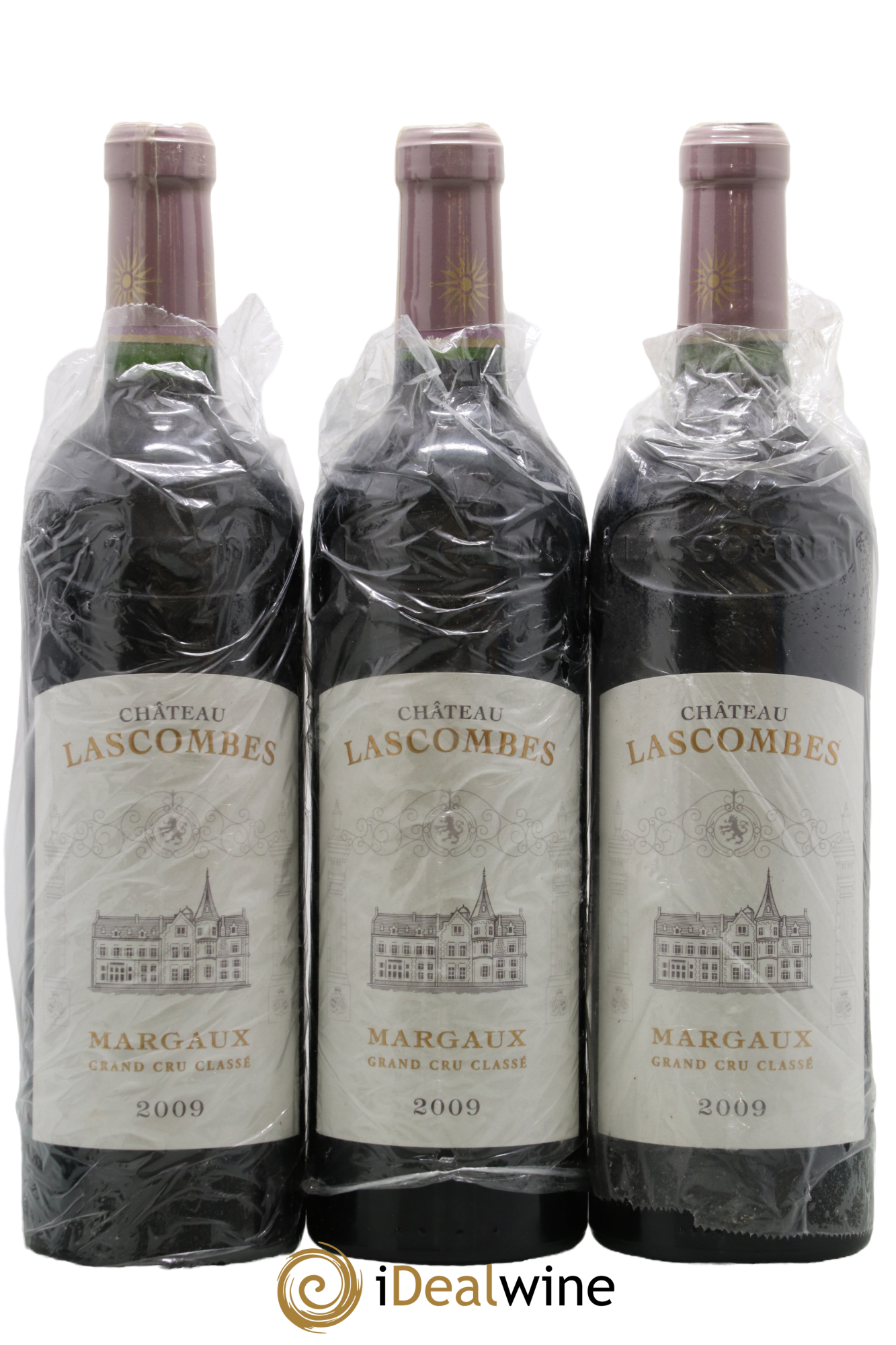 Château Lascombes 2ème Grand Cru Classé 2009 - Lot de 3 bouteilles - 0