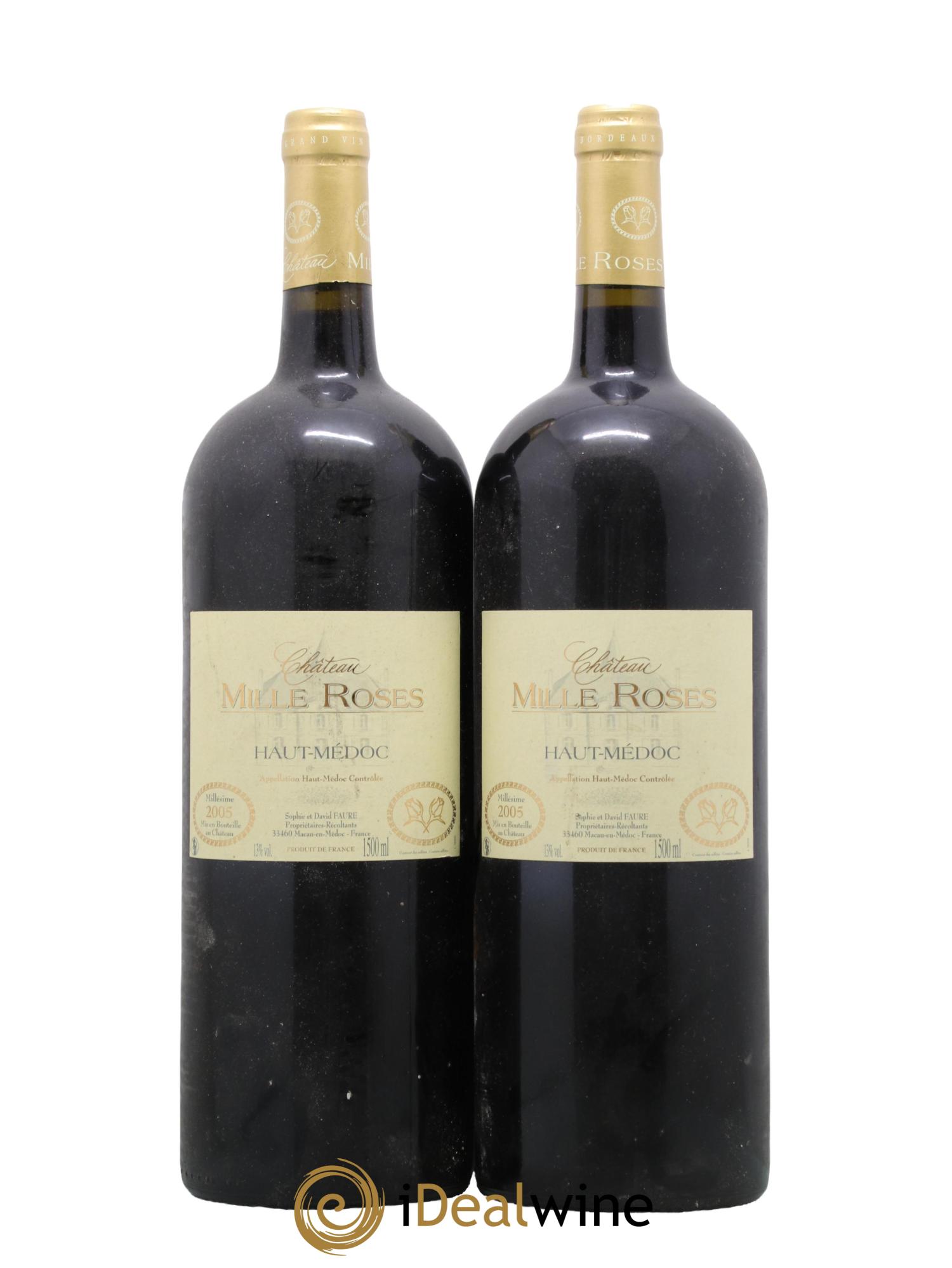Château Mille Roses 2005 - Lot of 2 magnums - 0