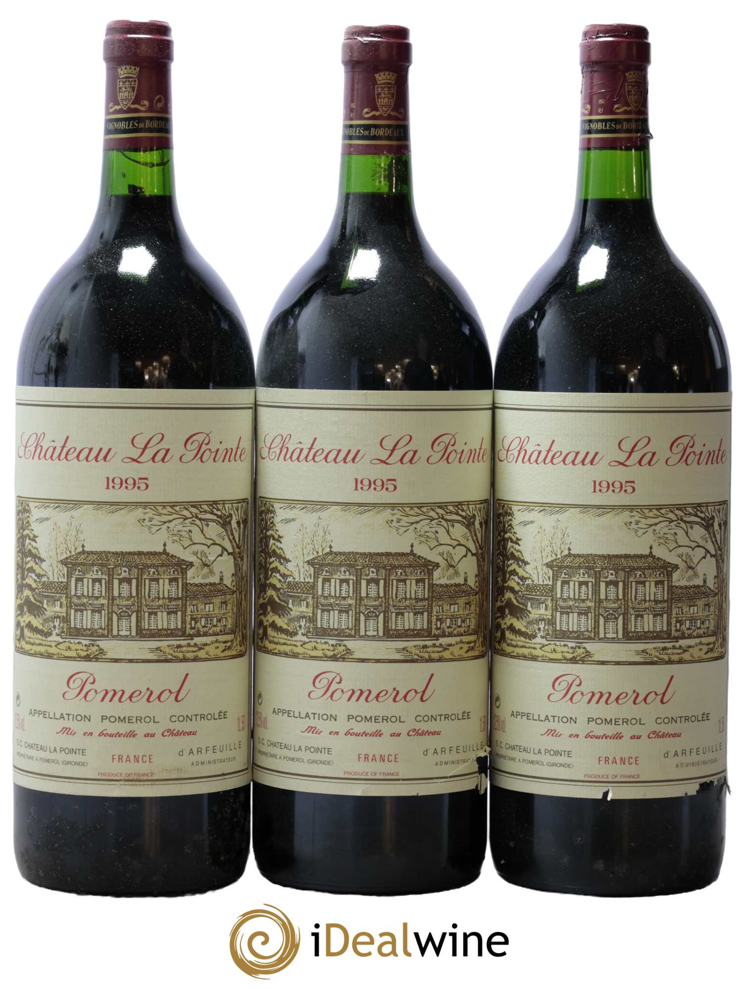 Château la Pointe 1995 - Lot de 3 magnums - 0