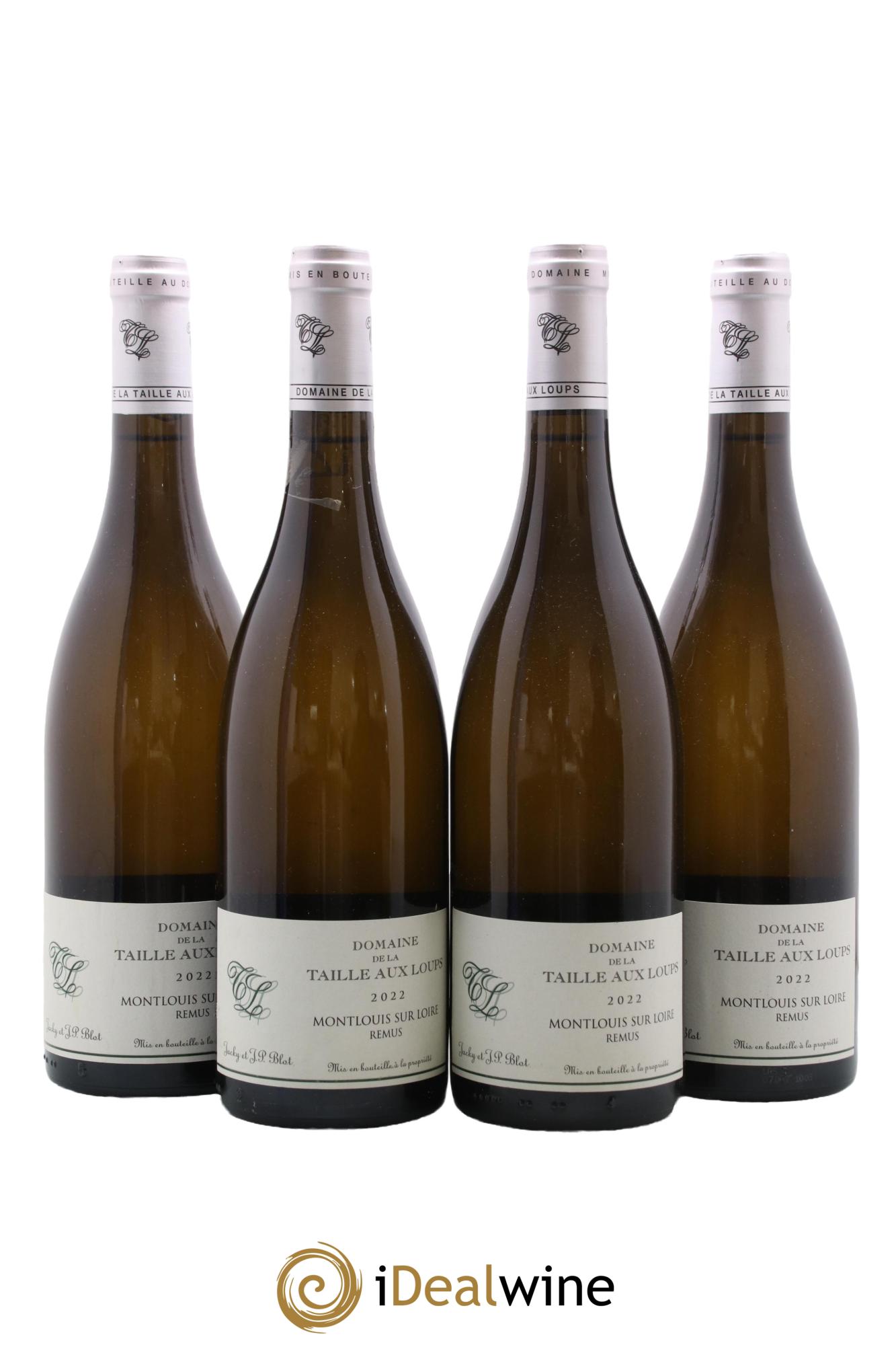 Montlouis-sur-Loire Rémus La Taille aux Loups - Jacky Blot 2022 - Lot de 4 bouteilles - 0