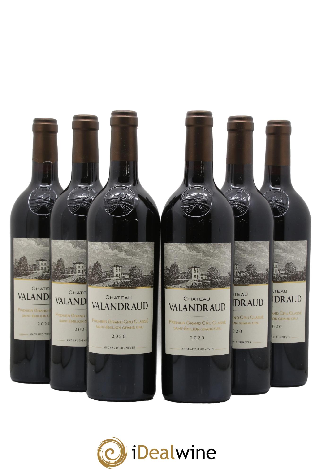 Château de Valandraud 1er Grand Cru Classé B depuis 2012 2020 - Lot of 6 bottles - 0