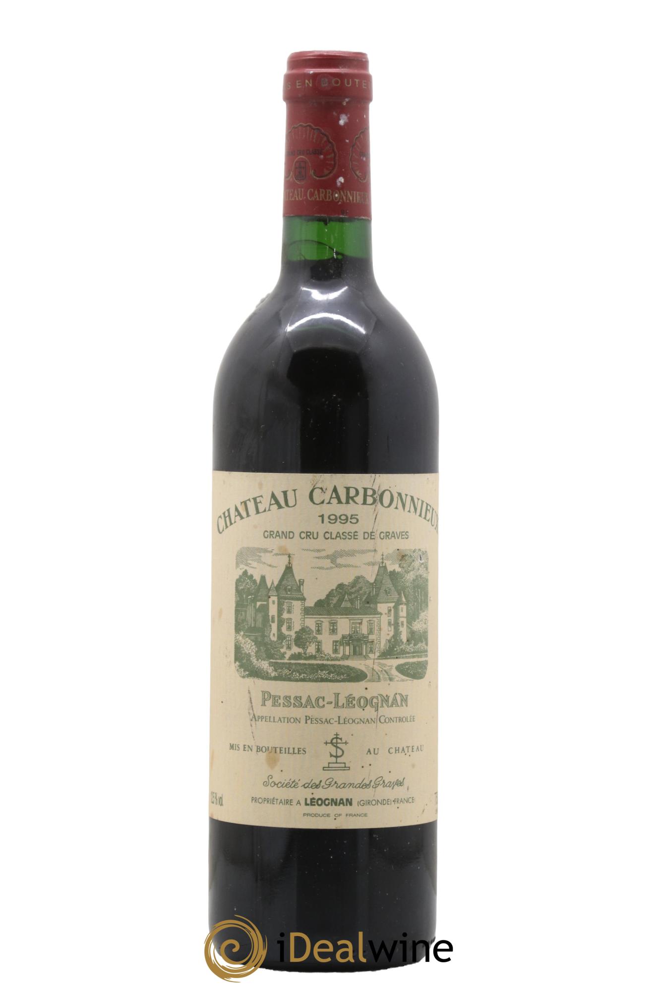 Château Carbonnieux Cru Classé de Graves 1995 - Lot de 1 bouteille - 0