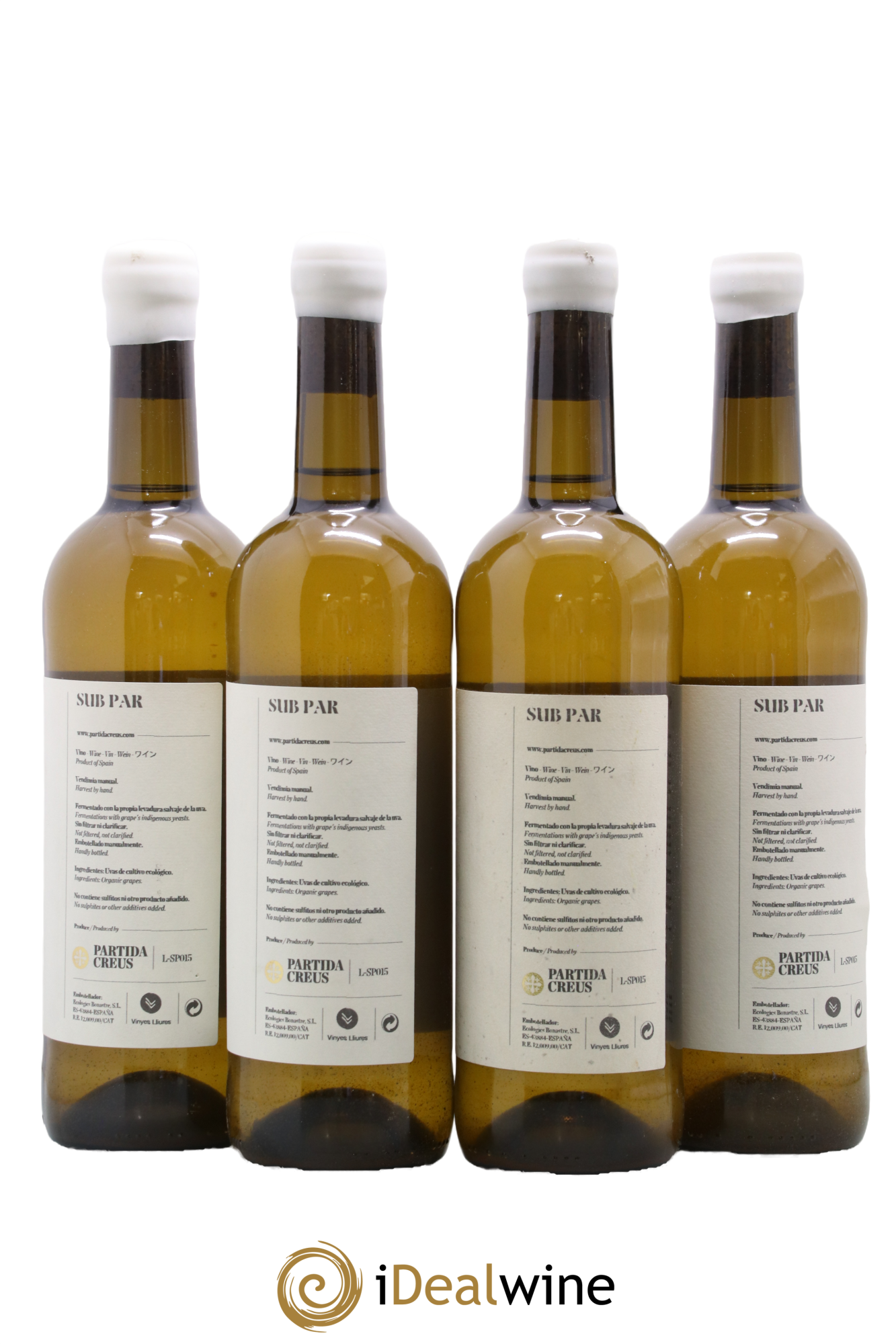 Espagne Vino de Espana SP Subirat Parent Partida Creus 2015 - Lot of 4 bottles - 1