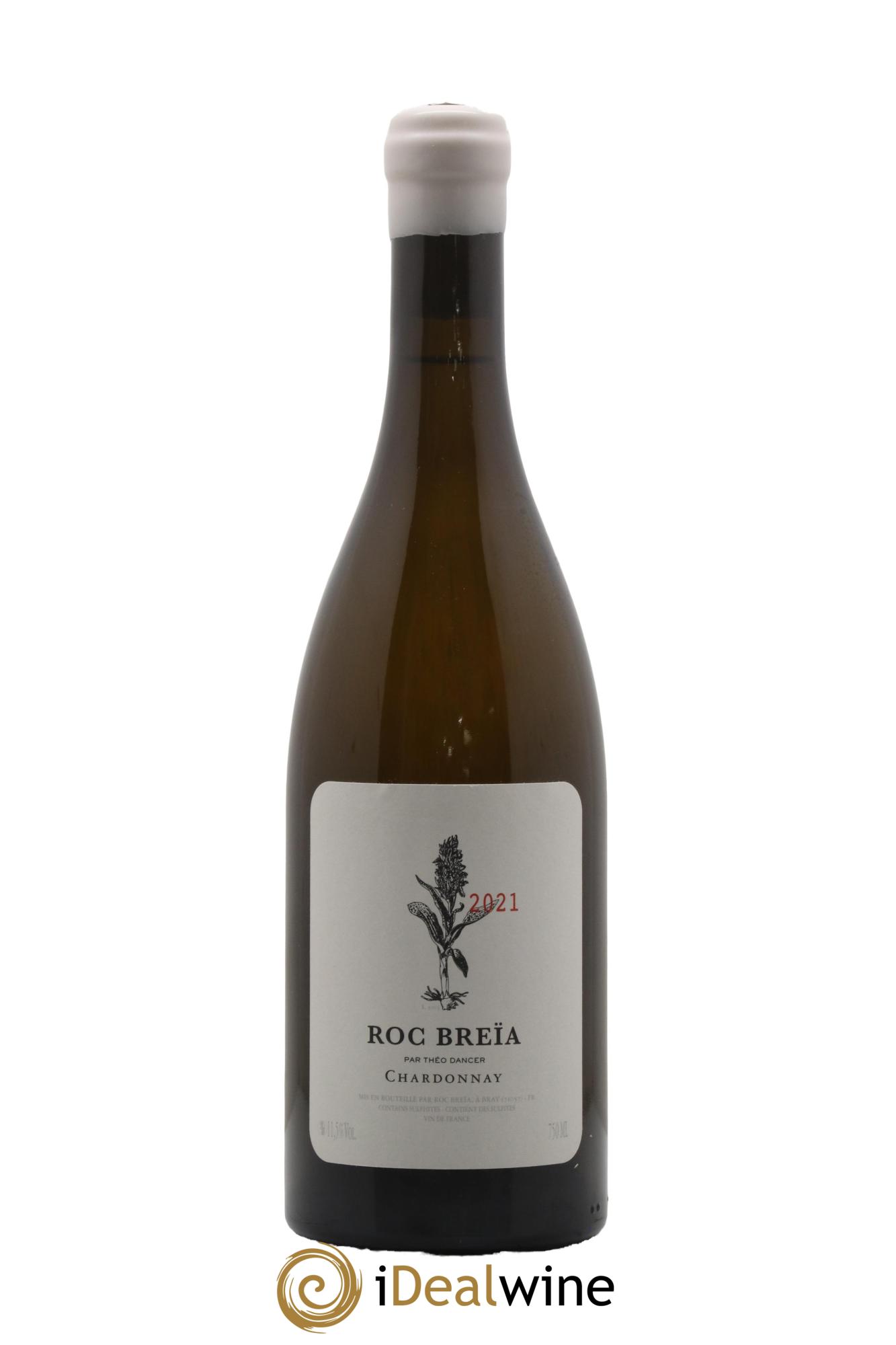 Vin de France Chardonnay Roc Breïa (Théo Dancer) 2021 - Lot de 1 bouteille - 0