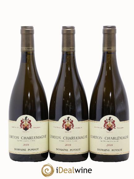 Corton-Charlemagne Grand Cru Ponsot (Domaine) 2018 - Lotto di 6 bottiglie - 1