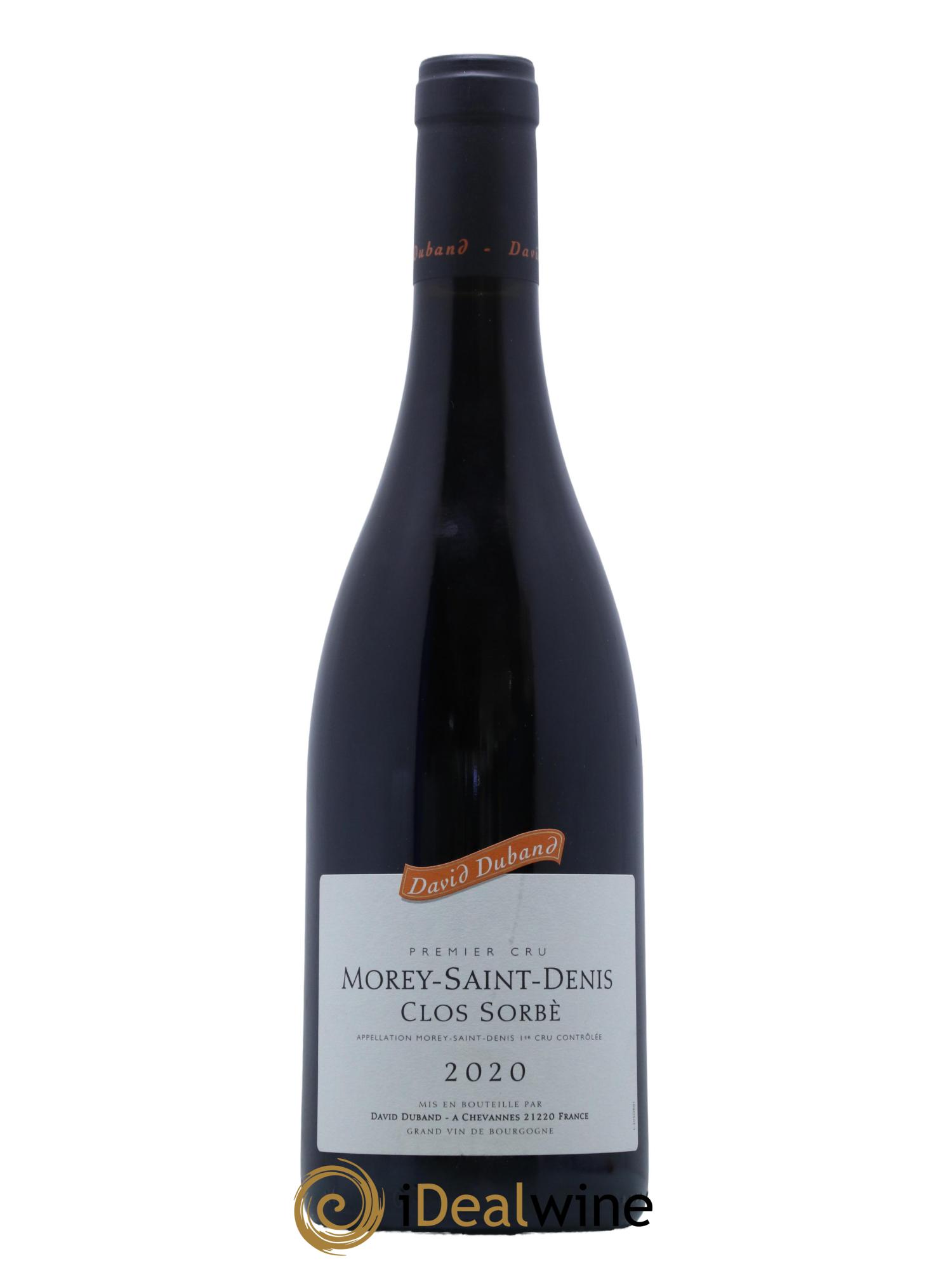 Morey Saint-Denis 1er Cru Clos Sorbè David Duband (Domaine) 2020 - Lot of 1 bottle - 0
