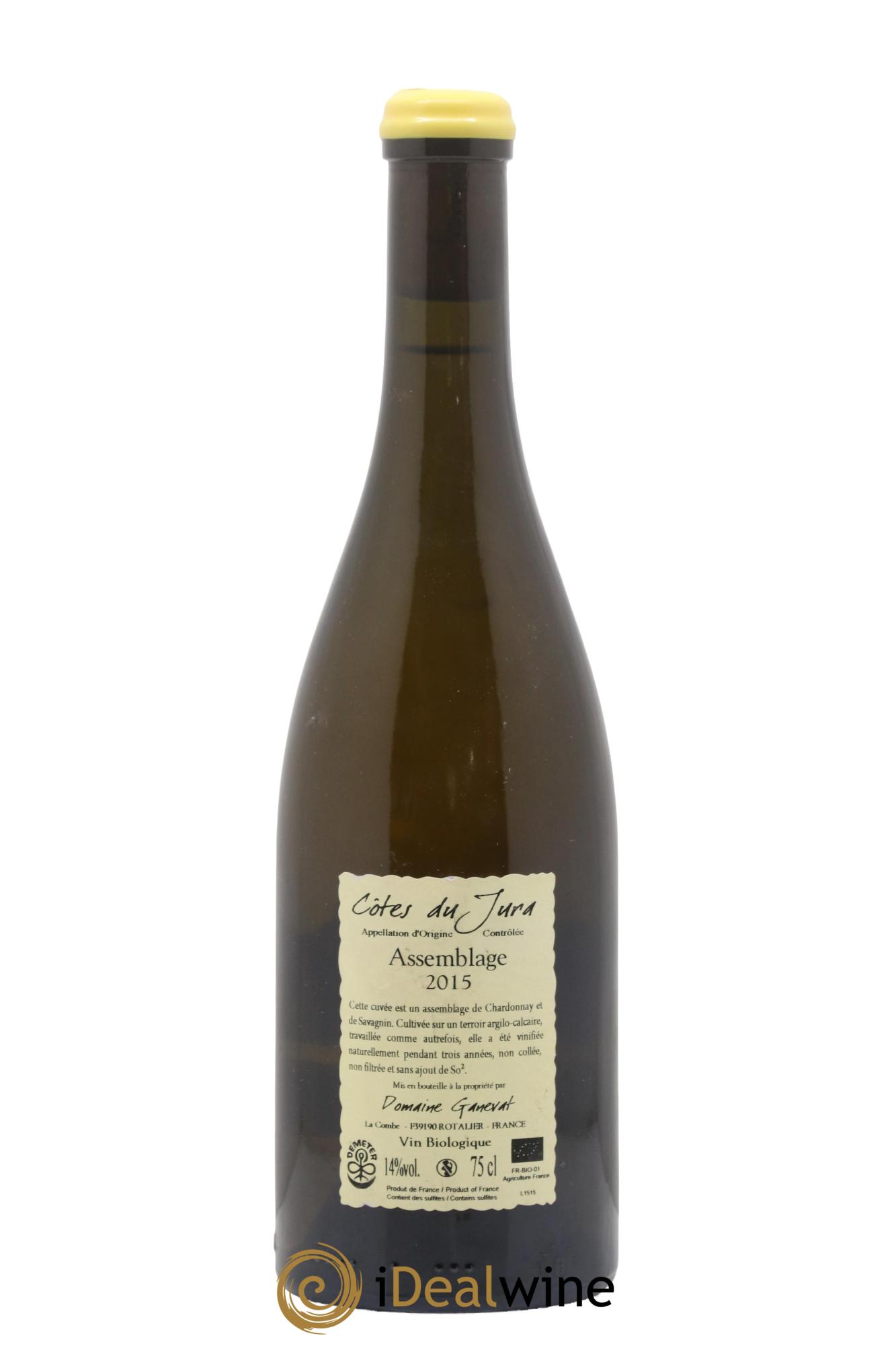 Côtes du Jura Cuvée Orégane Jean-François Ganevat (Domaine) 2015 - Lot de 1 bouteille - 1