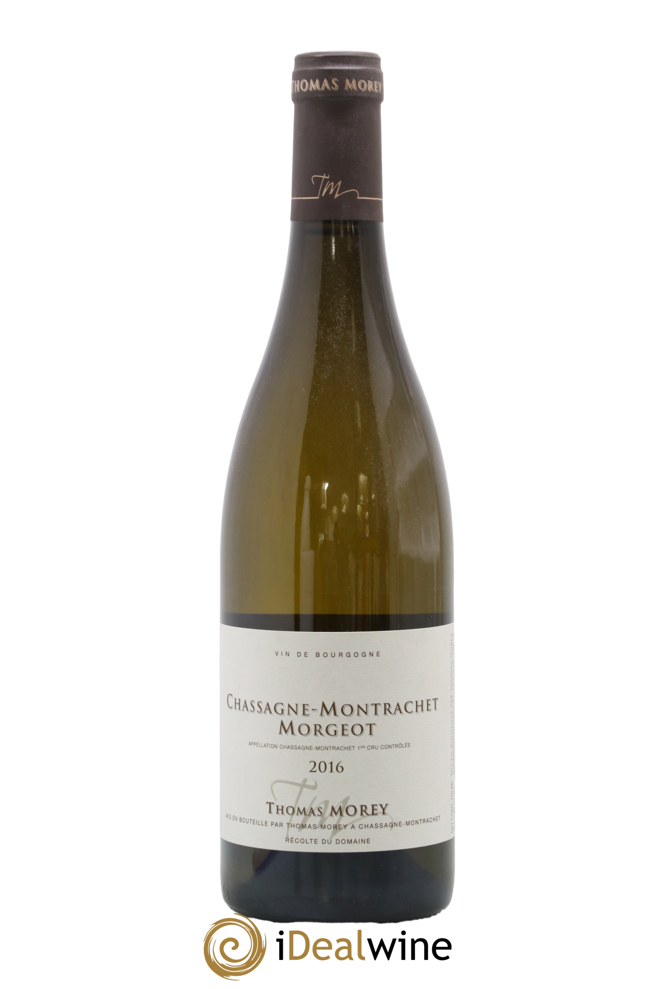 Chassagne-Montrachet 1er Cru Morgeot Thomas Morey 2016 - Lot de 1 bouteille - 0
