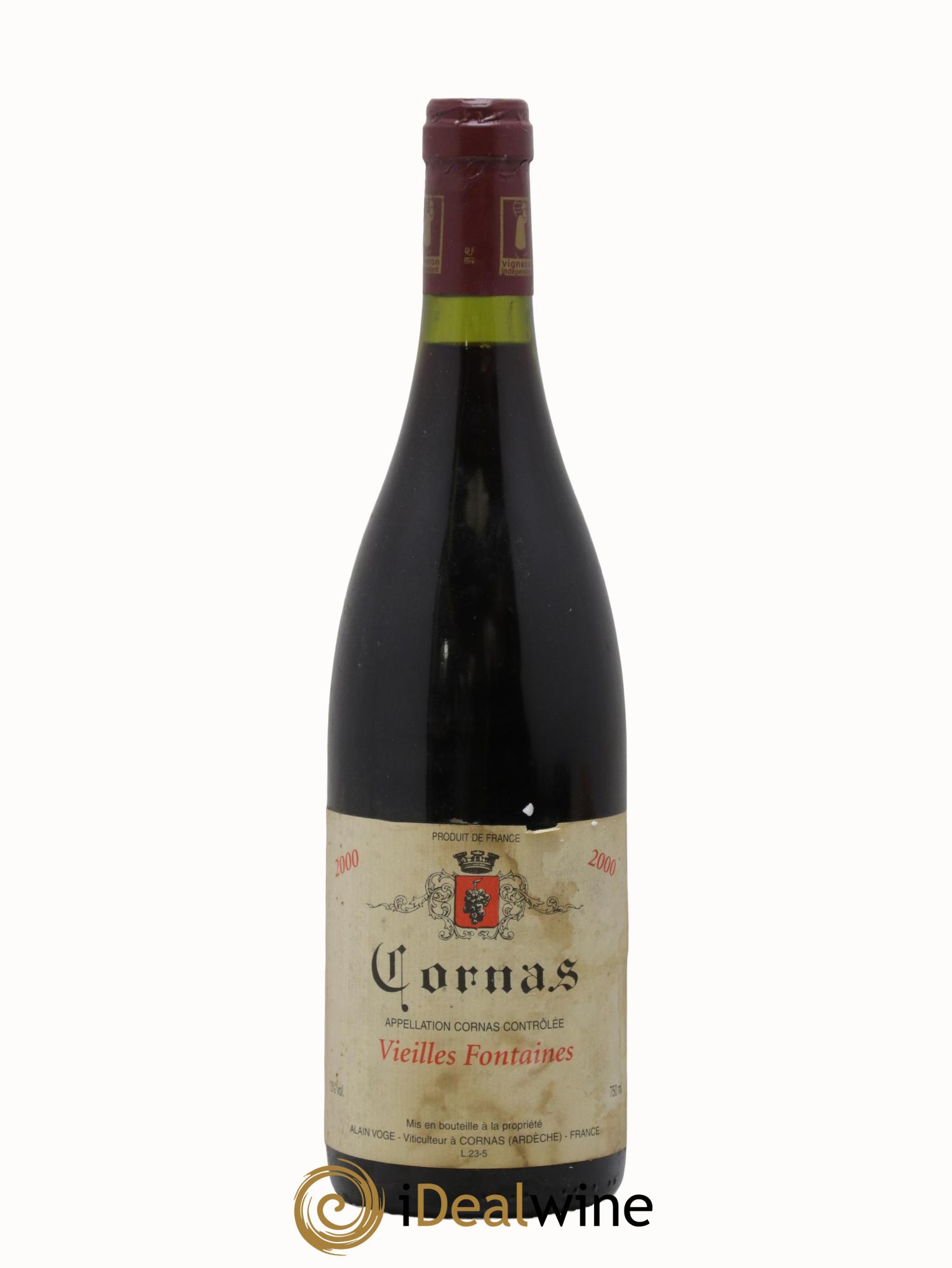 Cornas Les Vieilles Fontaines Alain Voge (Domaine) 2000 - Lotto di 1 bottiglia - 0
