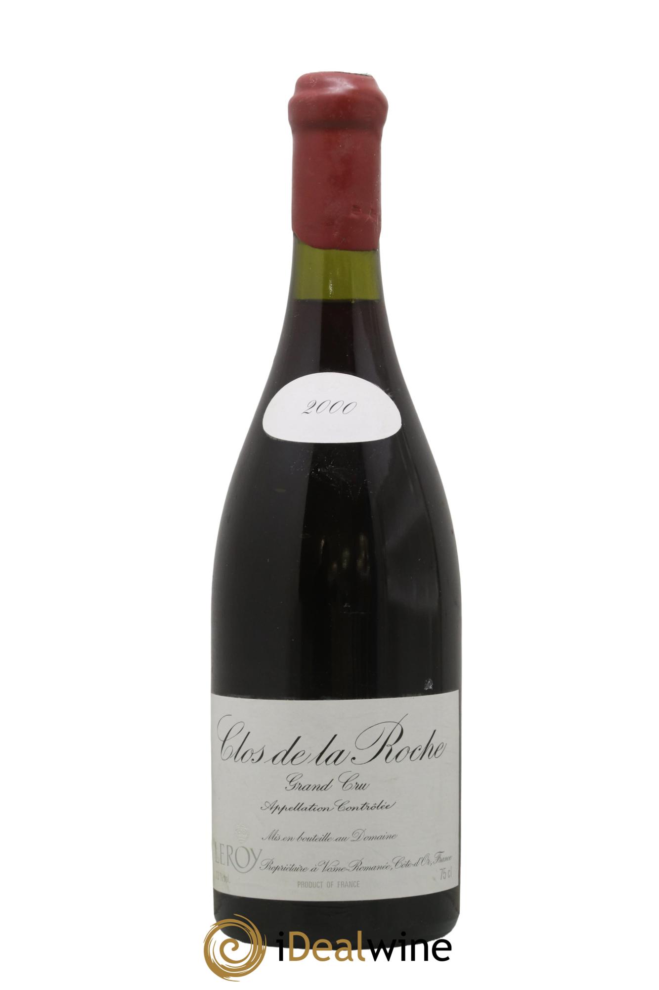 Clos de la Roche Grand Cru Leroy (Domaine) 2000 - Lot de 1 bouteille - 0