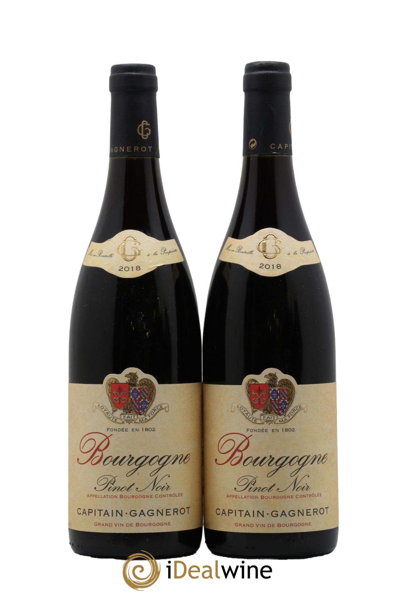 Bourgogne Capitain-Gagnerot 2018 - Lot de 2 bouteilles - 0