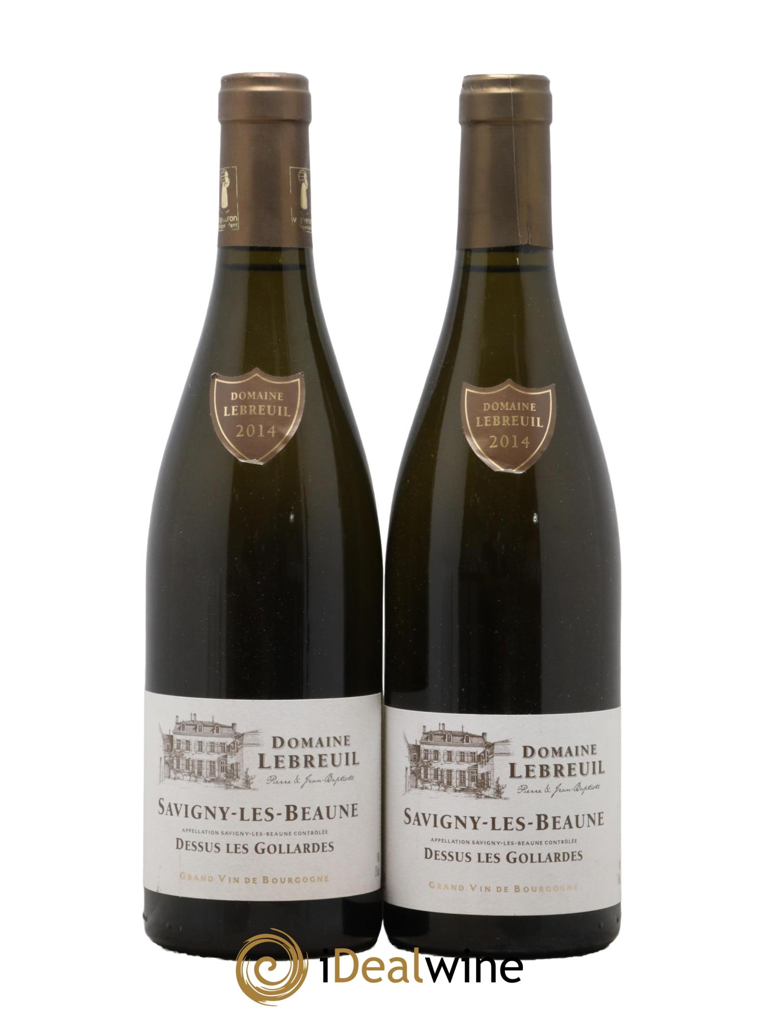 Savigny-lès-Beaune Dessus Les Gollardes Domaine Lebreuil 2014 - Lot of 2 bottles - 0