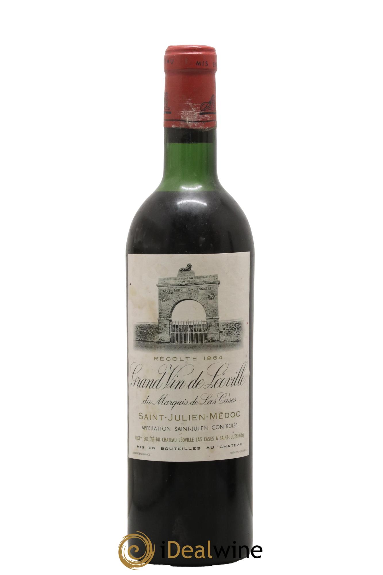 Château Léoville Las Cases 2ème Grand Cru Classé 1964 - Lot de 1 bouteille - 0