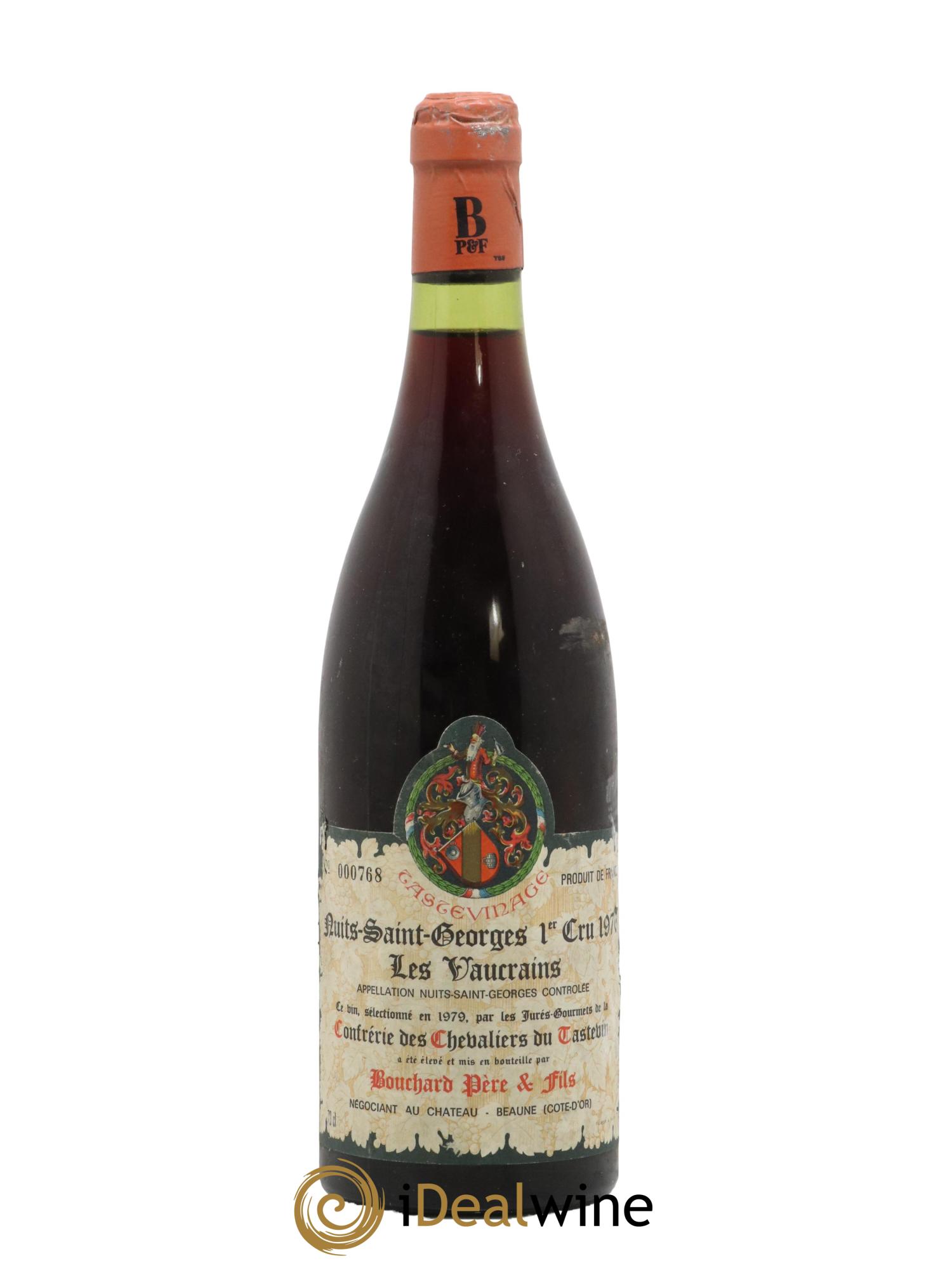 Nuits-Saint-Georges 1er Cru Les Vaucrains Maison Bouchard Tastevinage 1976 - Lot de 1 bouteille - 0