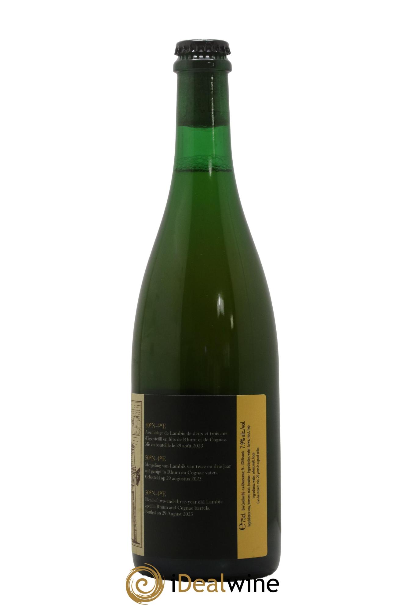 Bière cuvée 50°N-4°E Gueuze Cantillon - Lot de 1 bouteille - 1