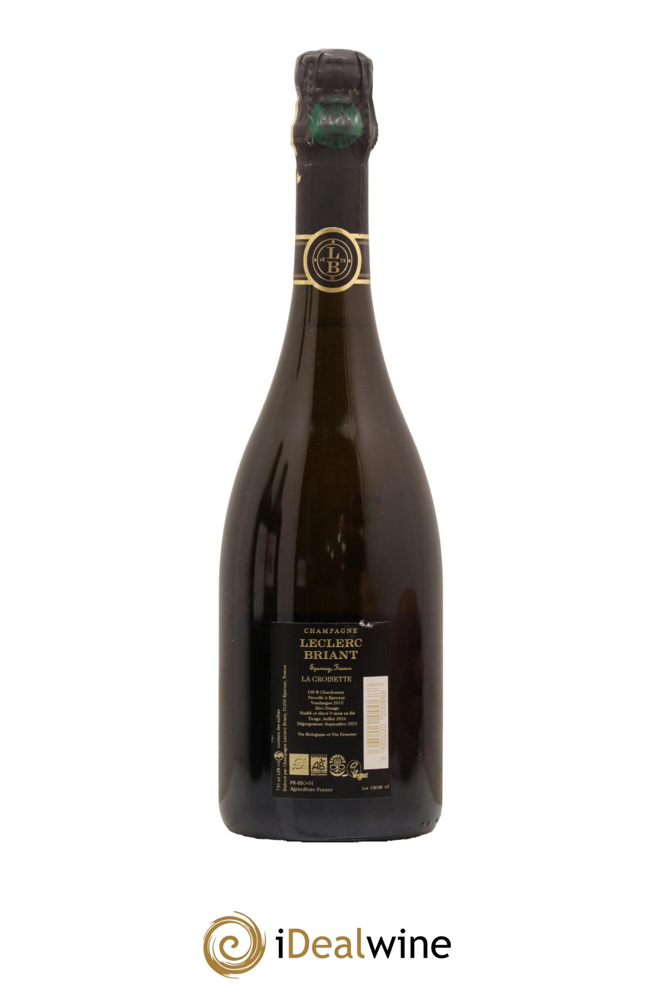 La Croisette Leclerc Briant 2015 - Lotto di 1 bottiglia - 1