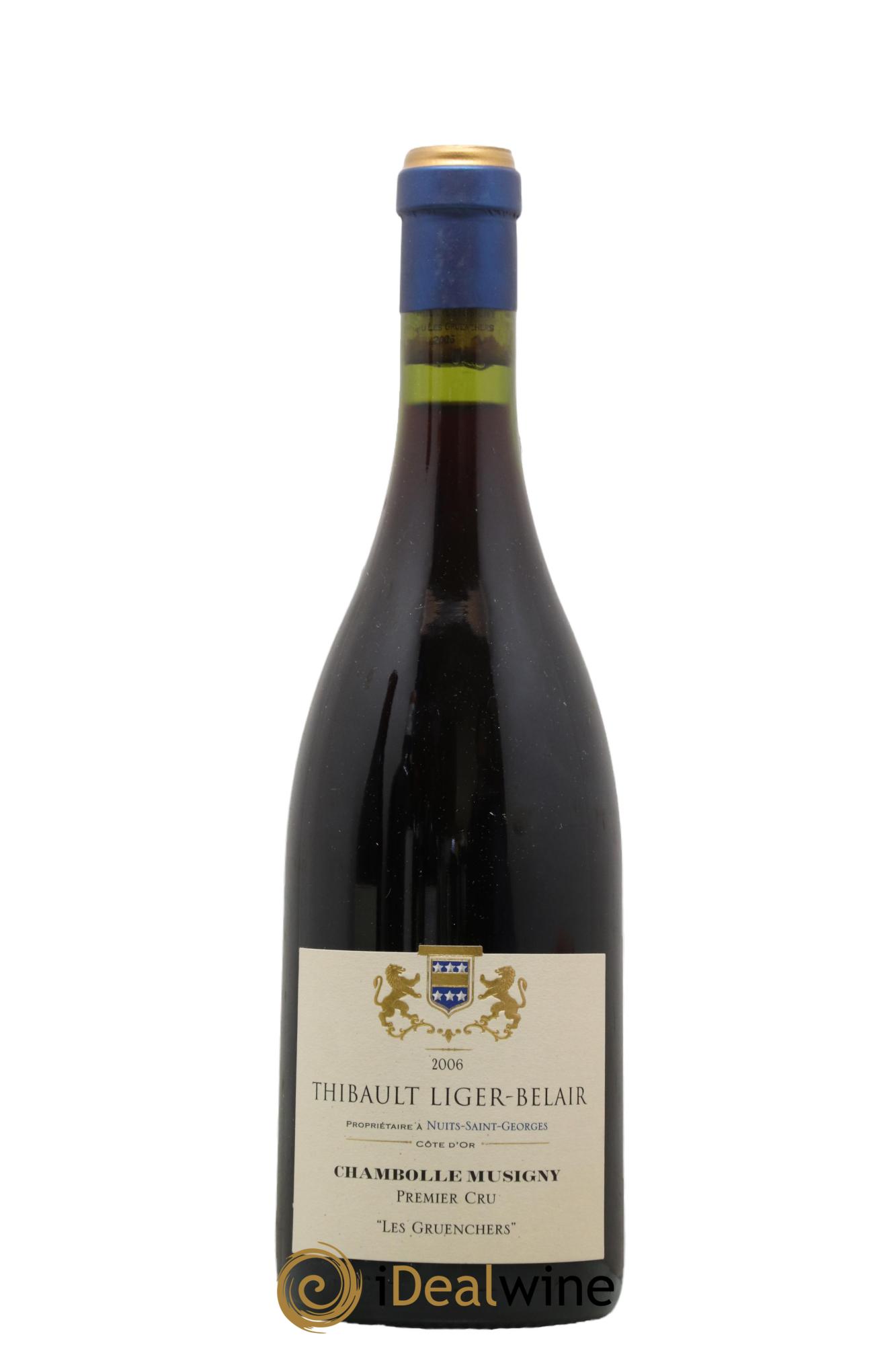 Chambolle-Musigny 1er Cru Les Gruenchers Thibault Liger-Belair Successeurs 2006 - Lot de 1 bouteille - 0