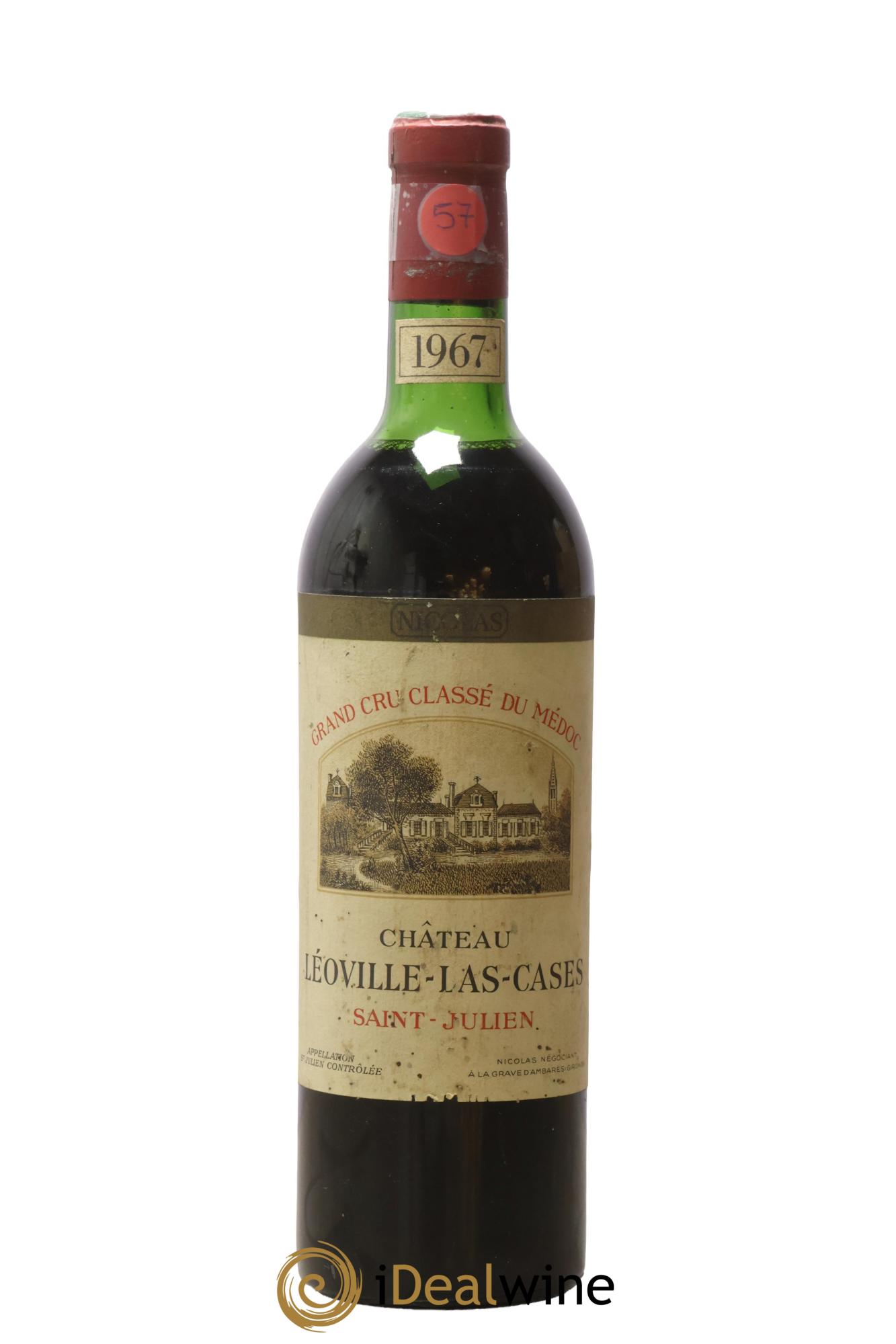Château Léoville Las Cases 2ème Grand Cru Classé 1967 - Lot of 1 bottle - 0