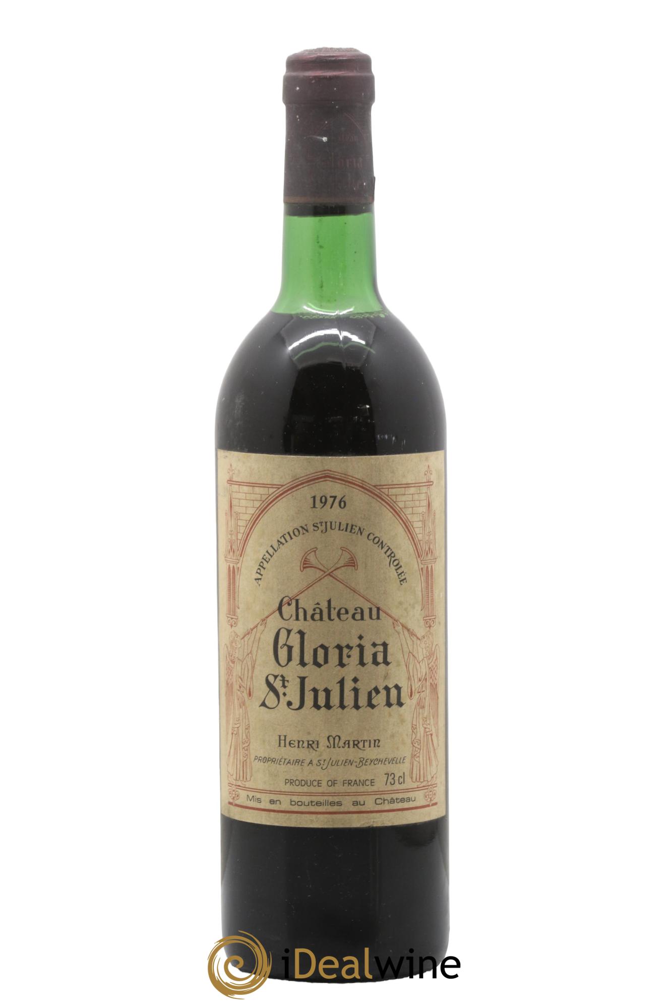 Château Gloria 1976 - Lot de 1 bouteille - 0