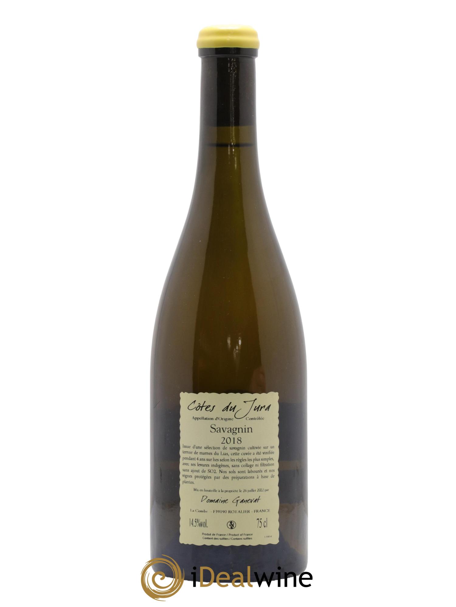 Côtes du Jura Sous la Roche Jean-François Ganevat (Domaine) 2018 - Lot de 1 bouteille - 1