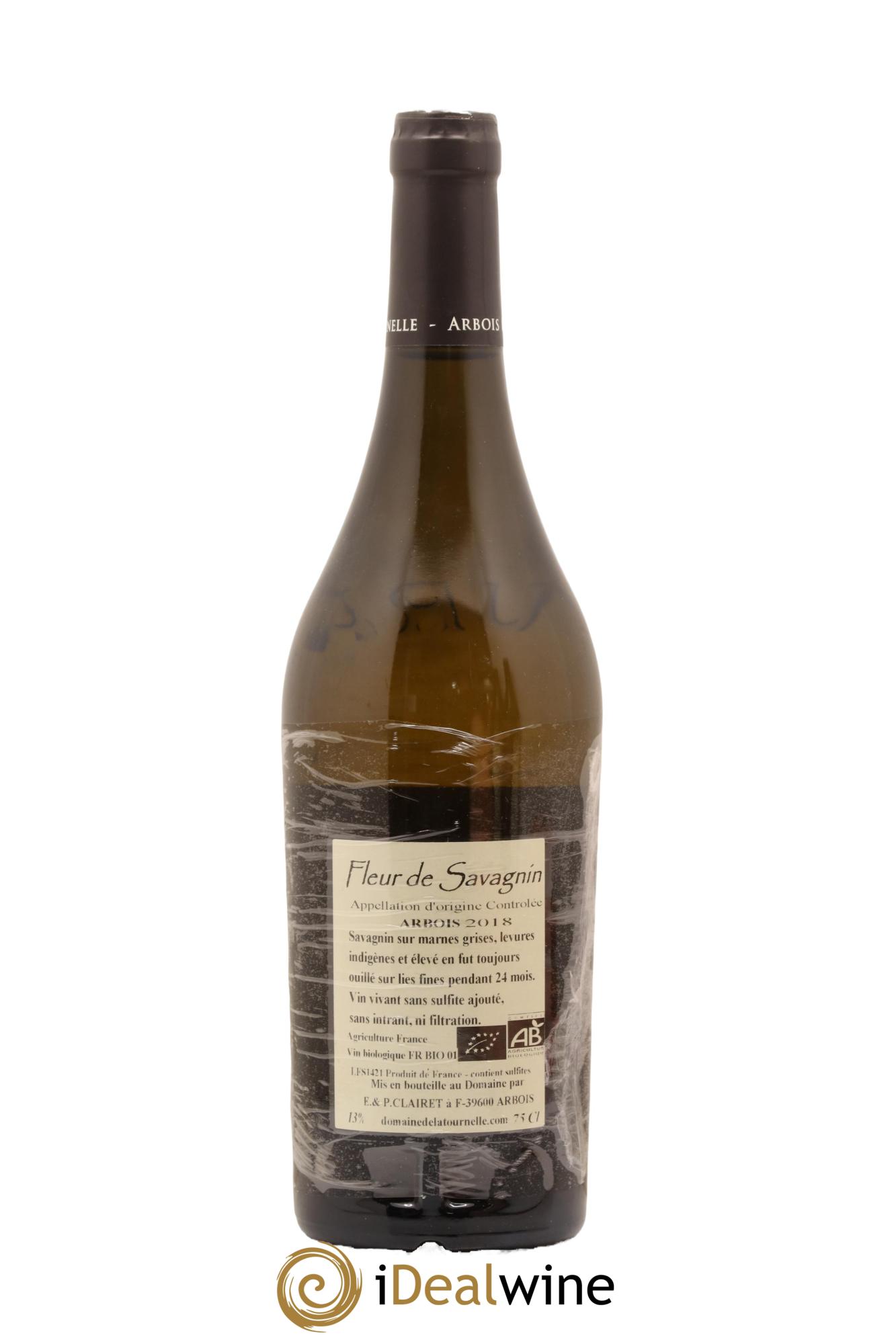 Arbois Fleur De Savagnin Domaine de la Tournelle 2018 - Lot de 1 bouteille - 1