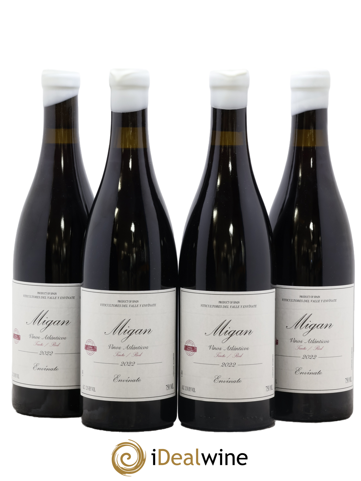 Vinos Atlanticos - Islas Canarias Migan Envinate 2022 - Posten von 4 Flaschen - 0