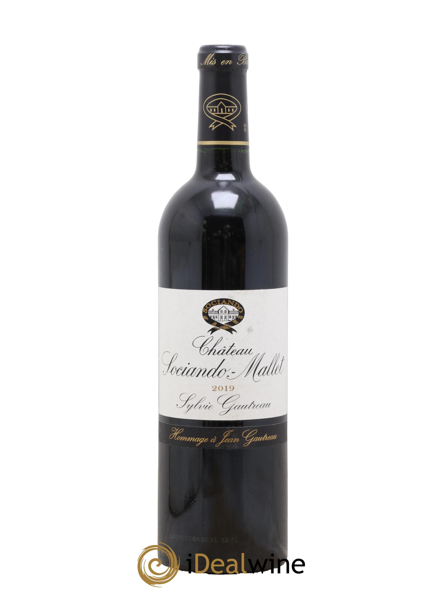 Château Sociando Mallet 2019 - Lot de 1 bouteille - 0