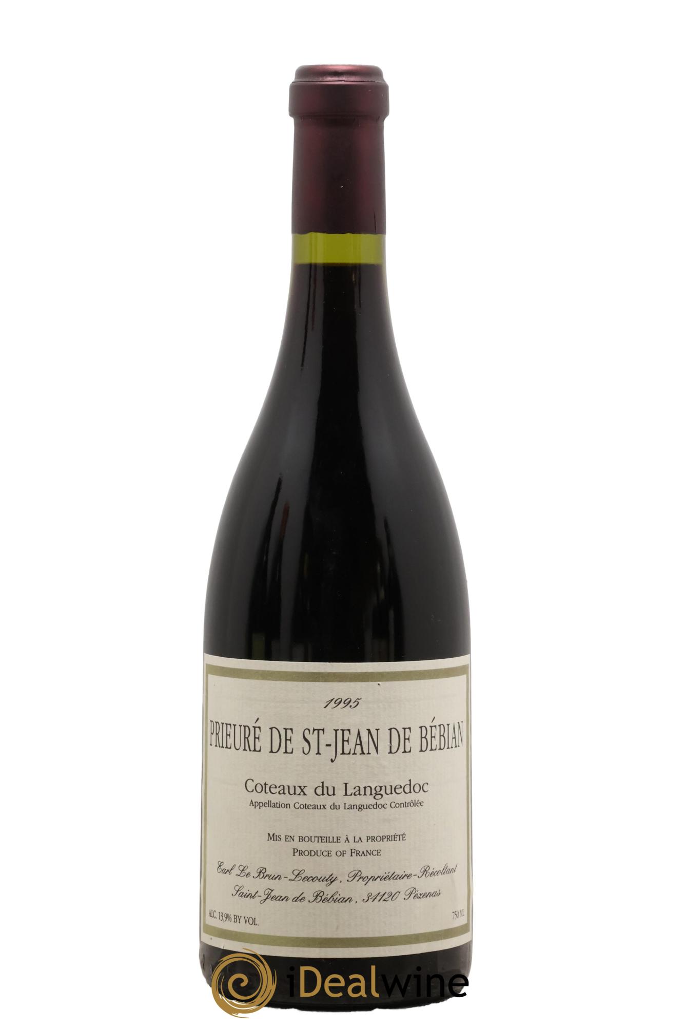 Languedoc Prieuré St-Jean de Bébian 1995 - Posten von 1 Flasche - 0