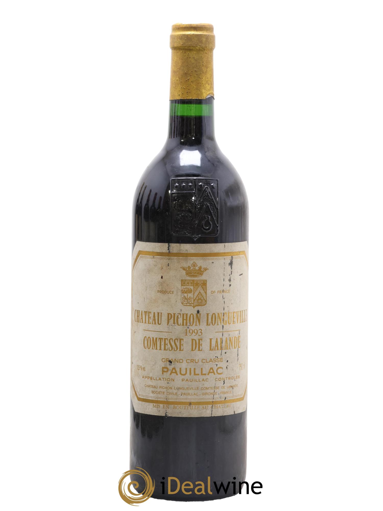 Château Pichon Longueville Comtesse de Lalande 2ème Grand Cru Classé 1993 - Lot de 1 bouteille - 0