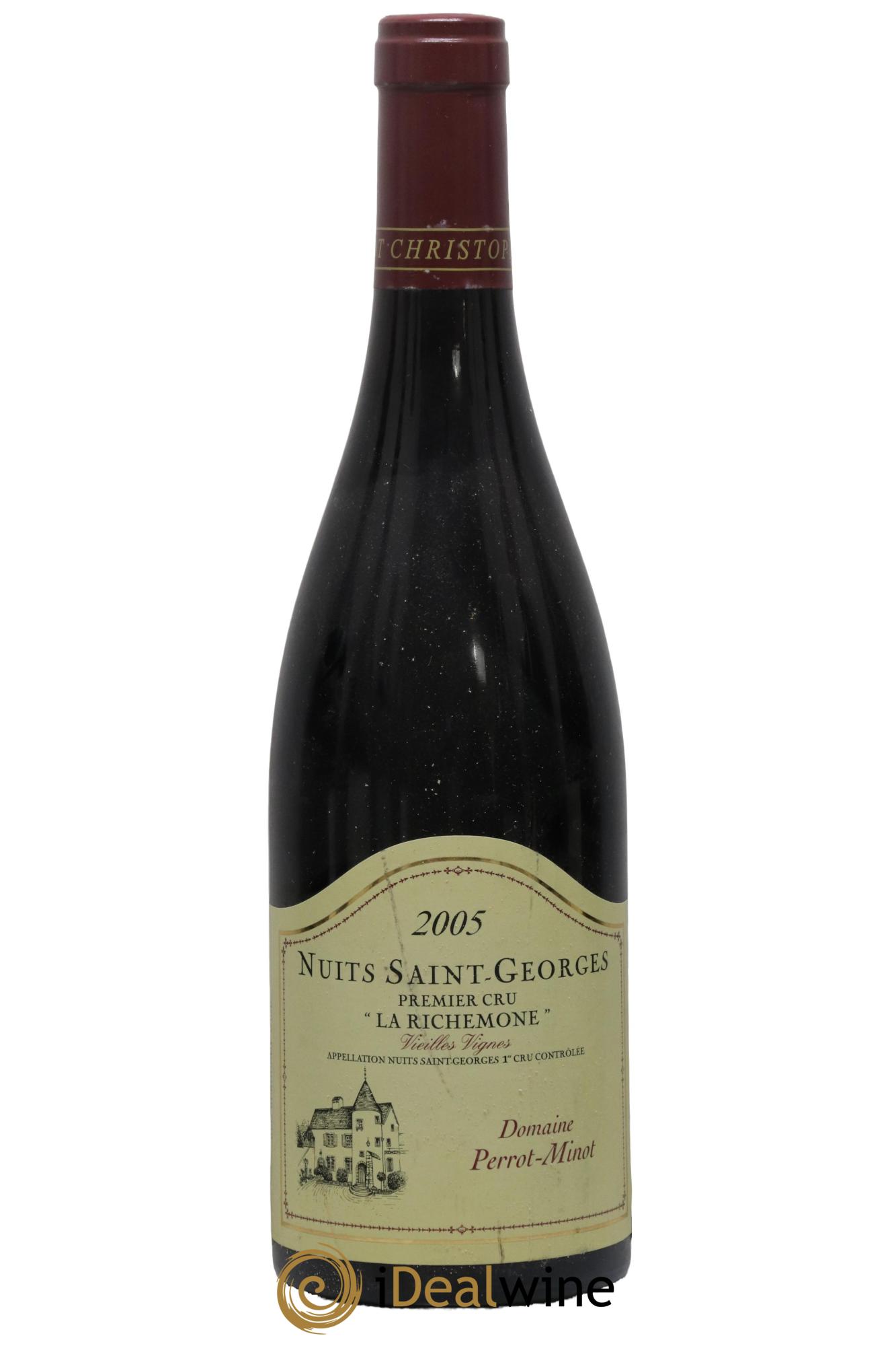 Nuits-Saint-Georges 1er Cru La Richemone Vieilles Vignes Perrot-Minot  2005 - Posten von 1 Flasche - 0