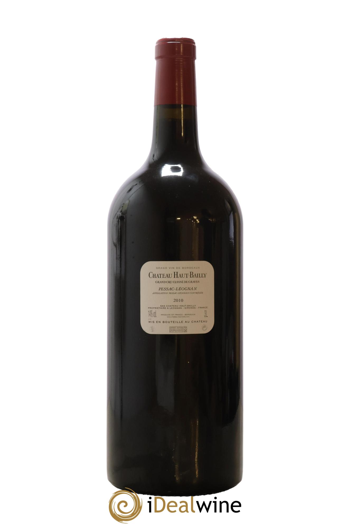 Château Haut-Bailly Cru Classé de Graves 2010 - Lot de 1 double magnum - 2
