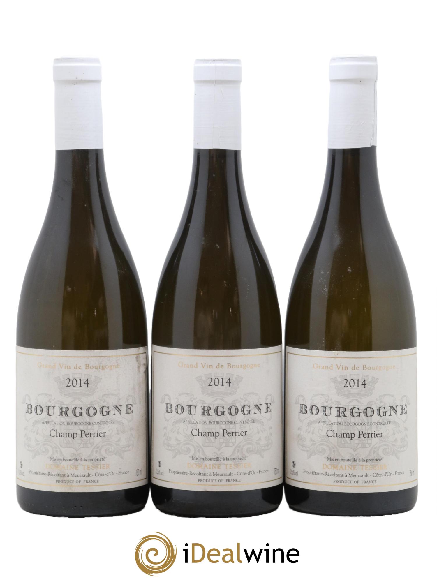 Bourgogne Champ Perrier Domaine Tessier 2014 - Lot de 3 bouteilles - 0