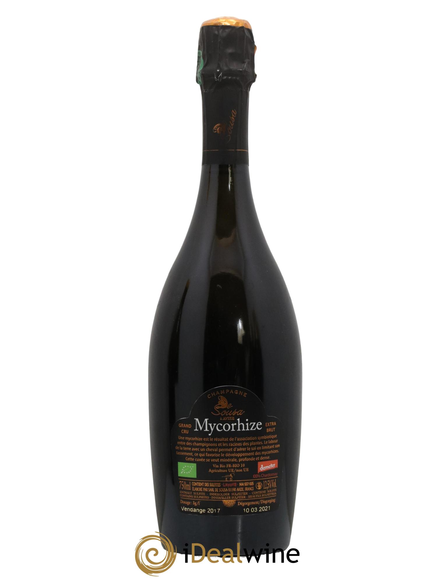 Champagne Mycorhize De Sousa 2017 - Lot of 1 bottle - 1
