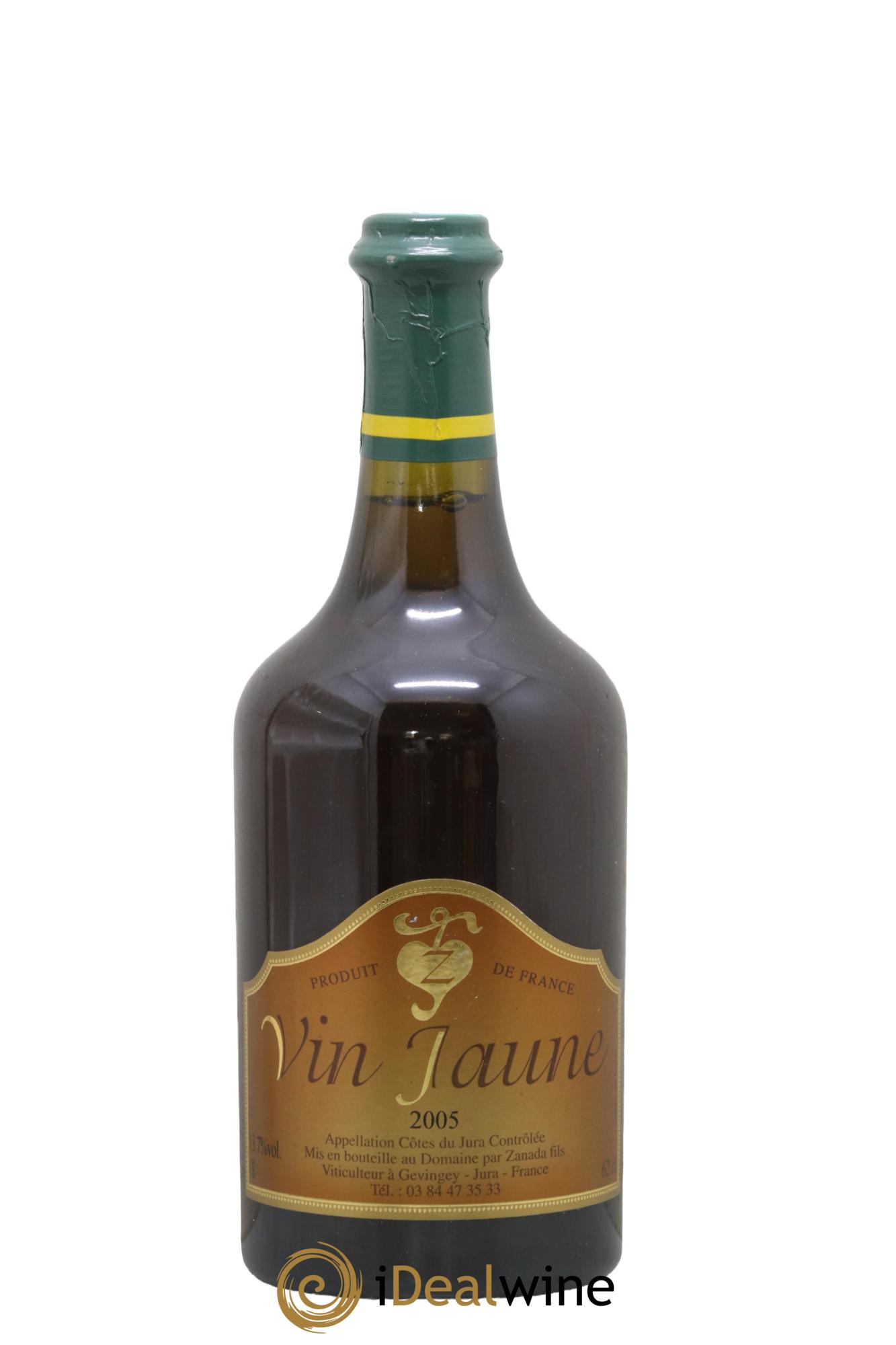 Côtes du Jura Vin Jaune Zanada 2005 - Lot de 1 clavelin - 0