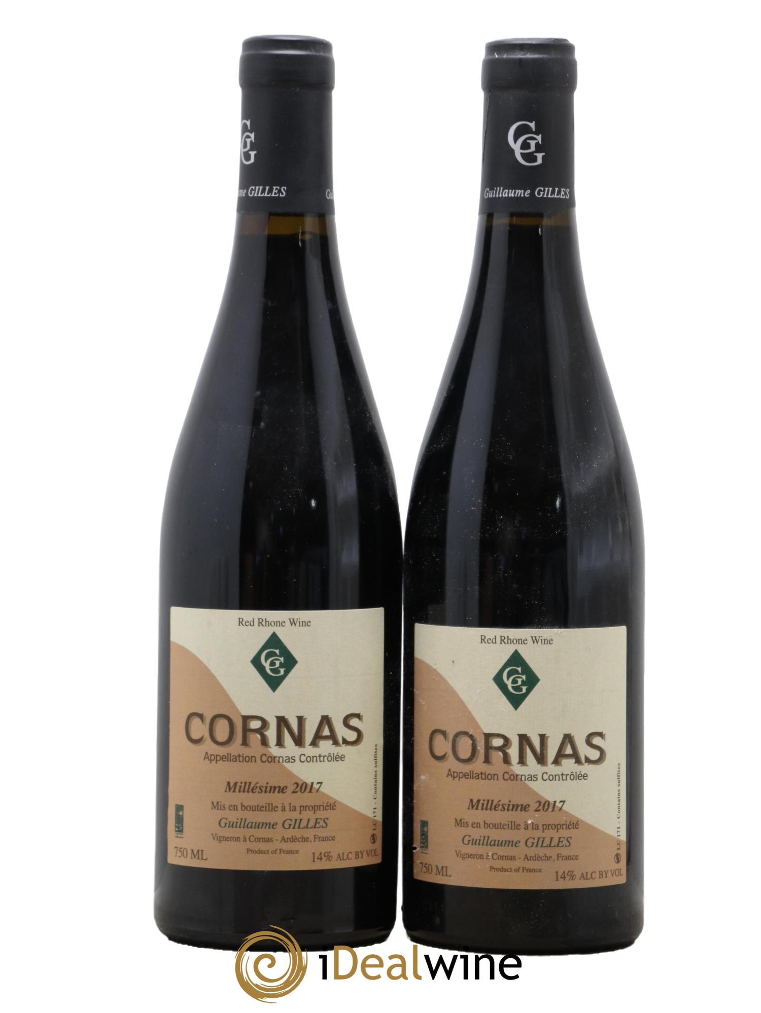 Cornas Guillaume Gilles (Domaine) 2017 - Lot de 2 bouteilles - 0