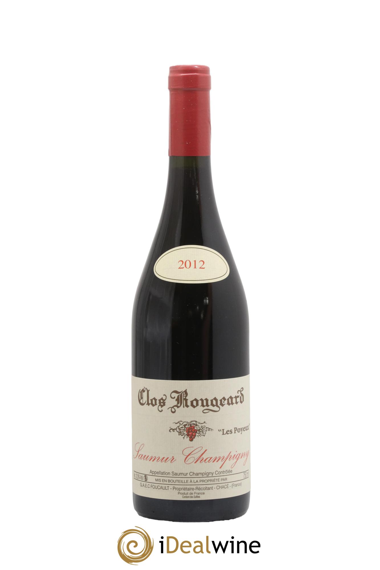 Saumur-Champigny Les Poyeux Clos Rougeard 2012 - Lot de 1 bouteille - 0