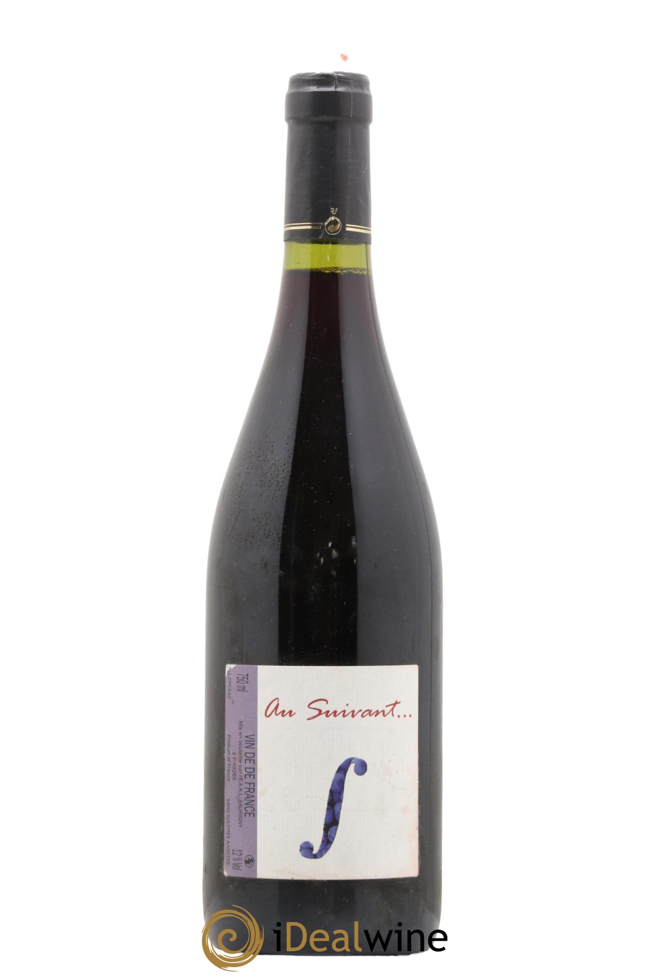 Vin de France Au Suivant Jérôme Saurigny - Lot de 1 bouteille - 0