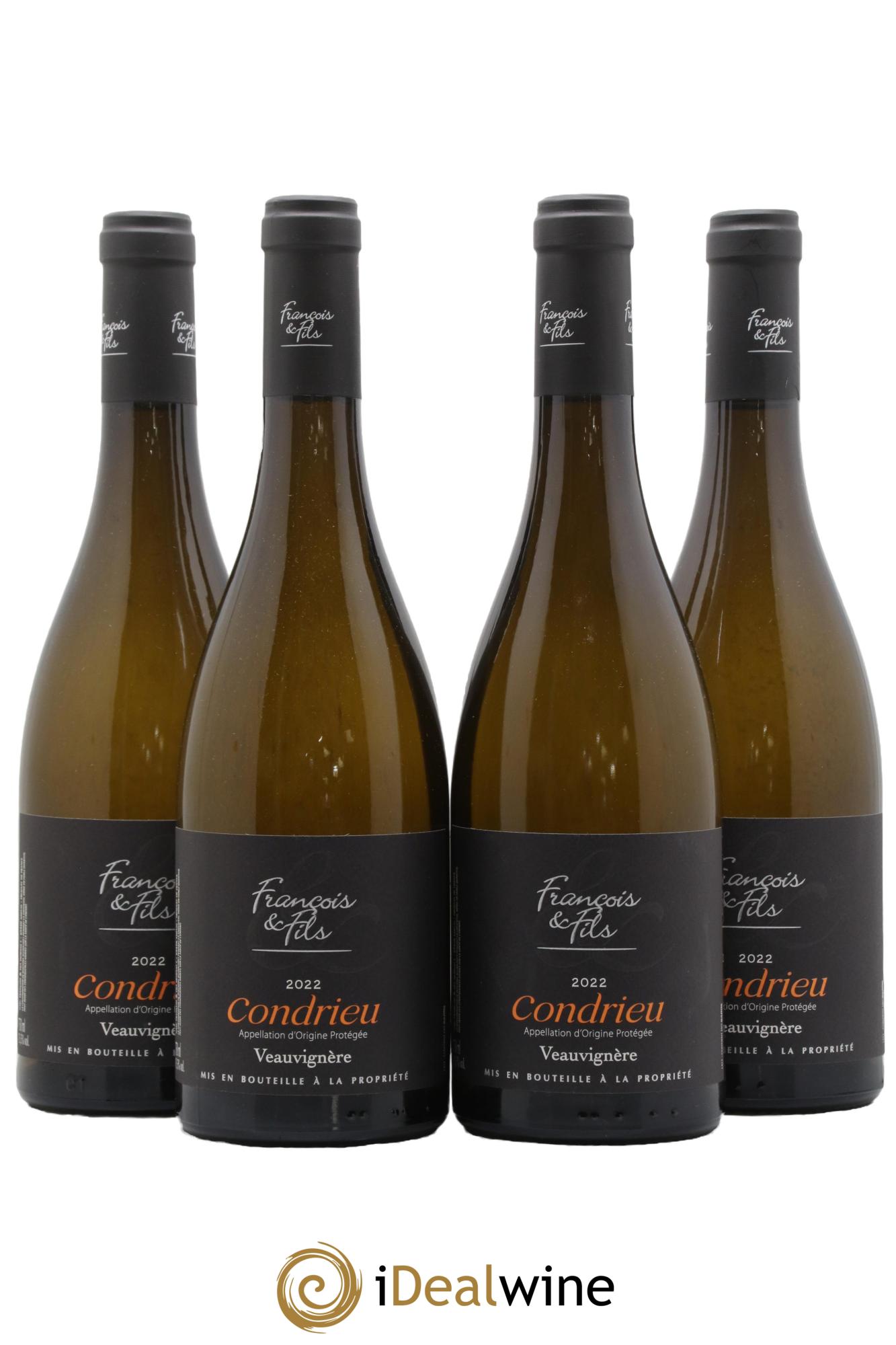 Condrieu Veauvignere Domaine François et Fils 2022 - Posten von 4 Flaschen - 0