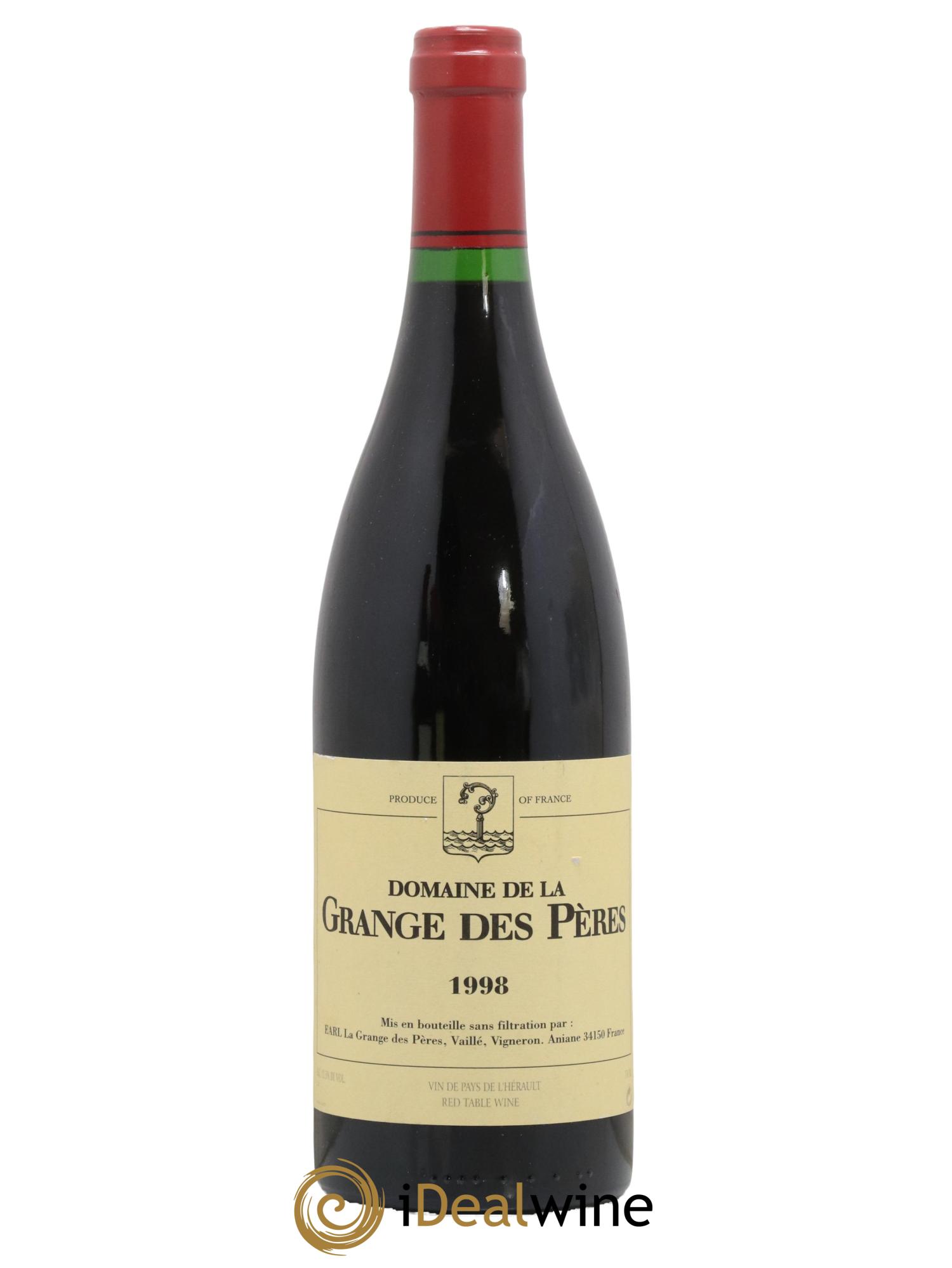 Pays d'Hérault Grange des Pères Laurent Vaillé 1998 - Lot de 1 bouteille - 0