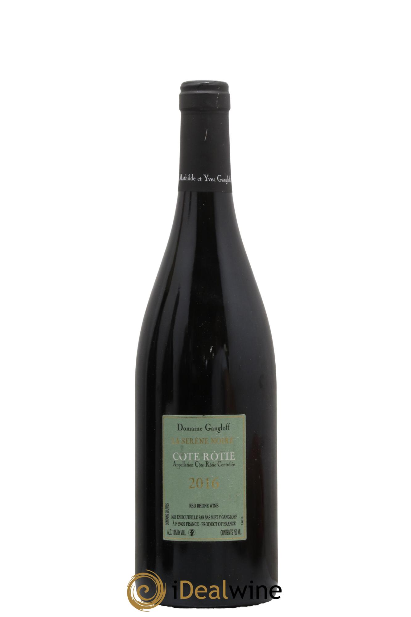 Côte-Rôtie La Sereine Noire Gangloff (Domaine)  2016 - Lot of 1 bottle - 1