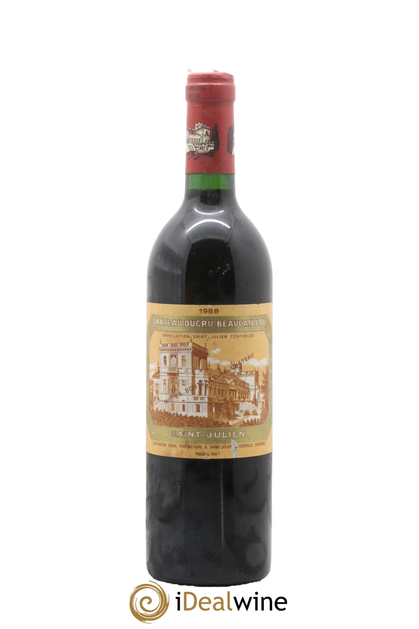 Château Ducru Beaucaillou 2ème Grand Cru Classé 1988 - Lot de 1 bouteille - 0