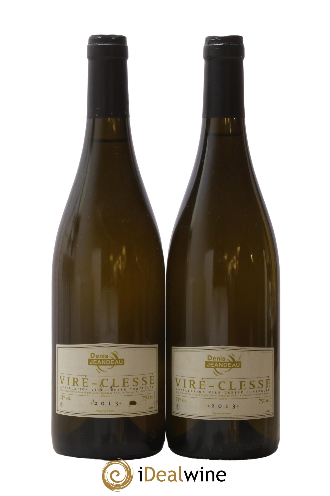 Viré-Clessé Denis Jeandeau 2013 - Posten von 2 Flaschen - 0